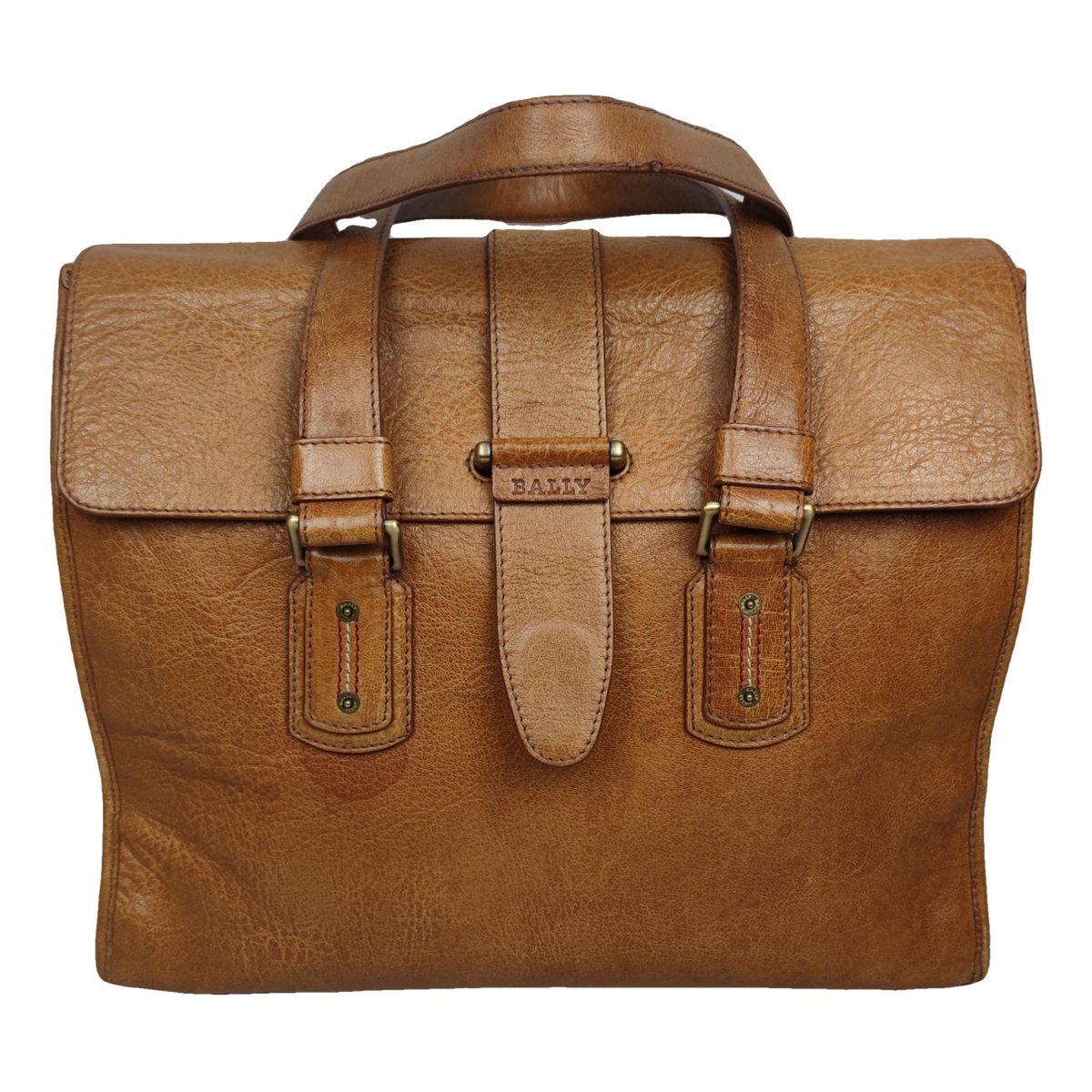 Leather travel bag