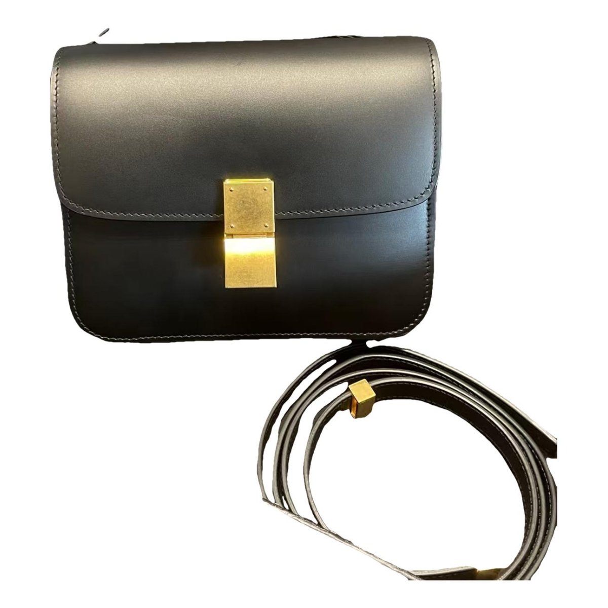 Classic leather crossbody bag