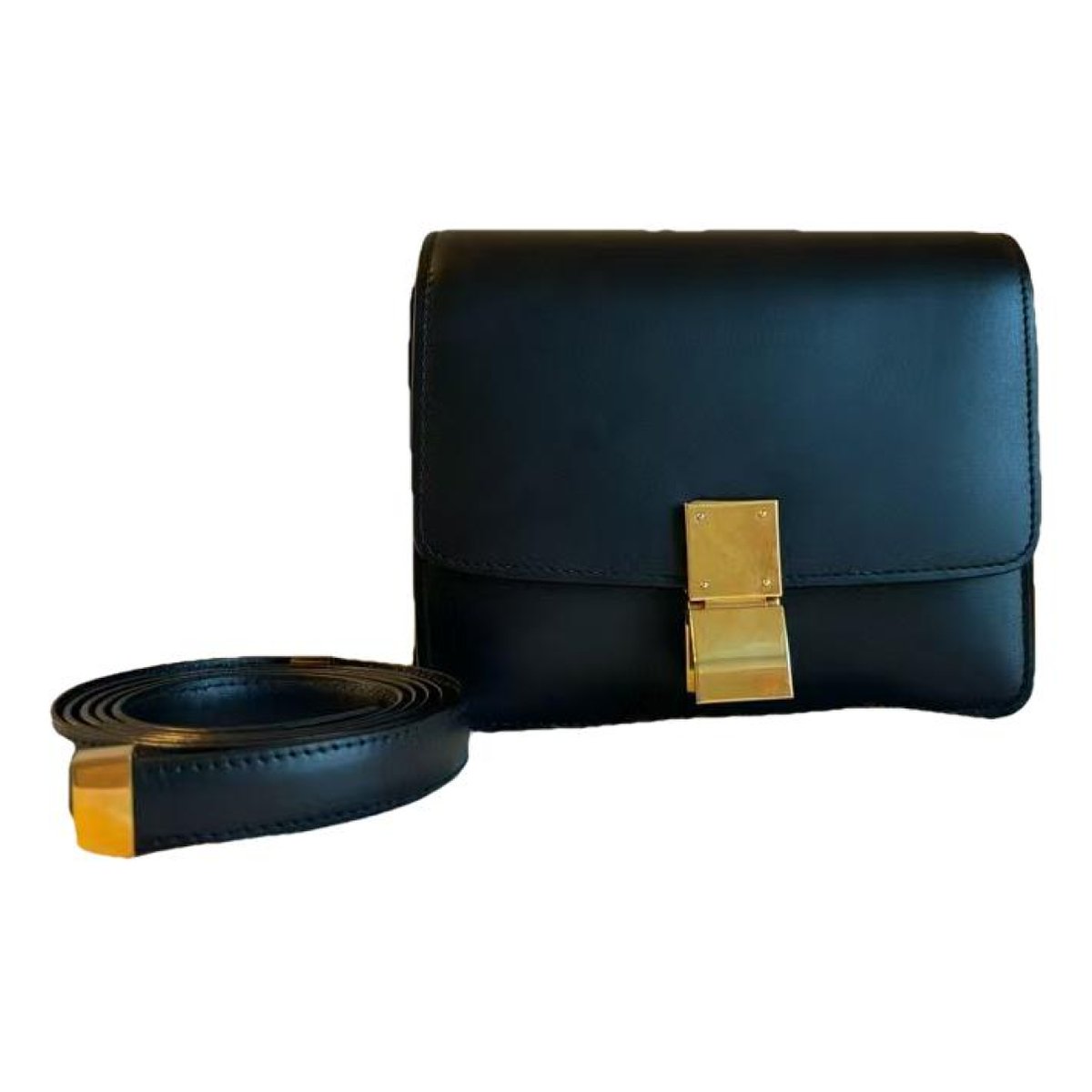 Classic leather crossbody bag