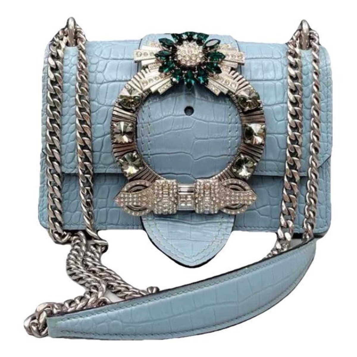 Miu Lady leather handbag