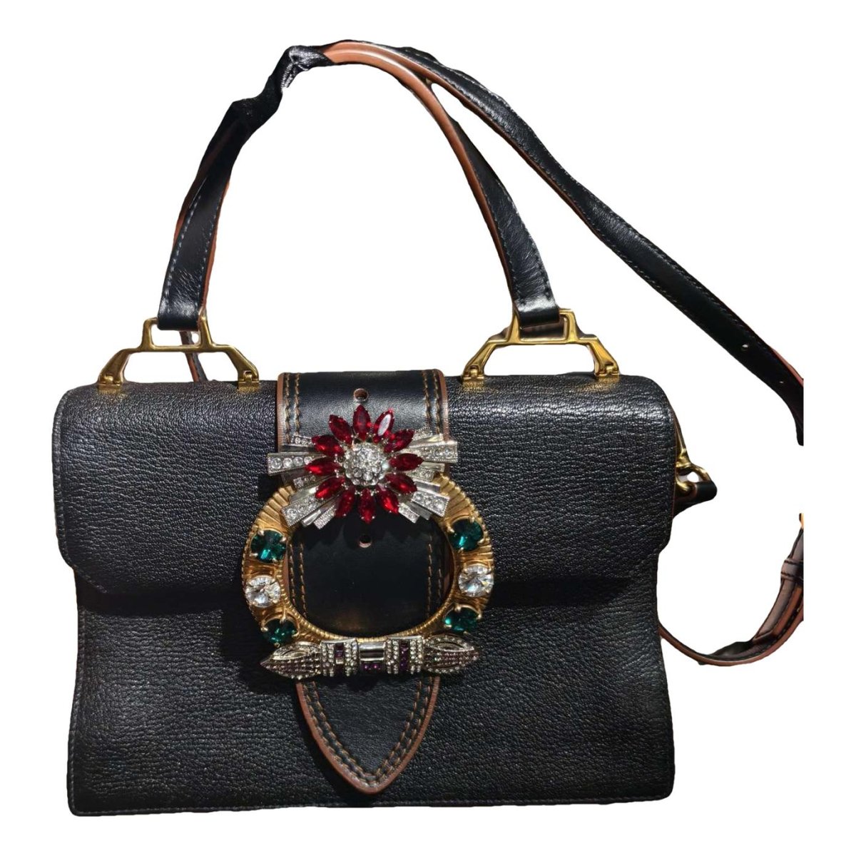 Miu Lady leather handbag