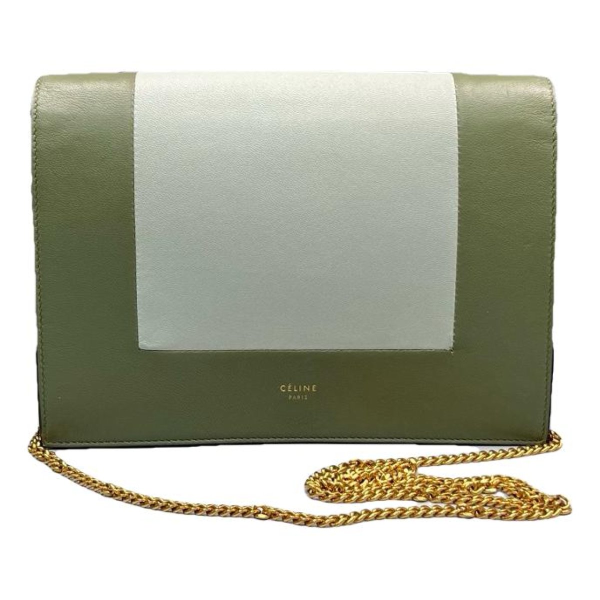 Frame leather crossbody bag