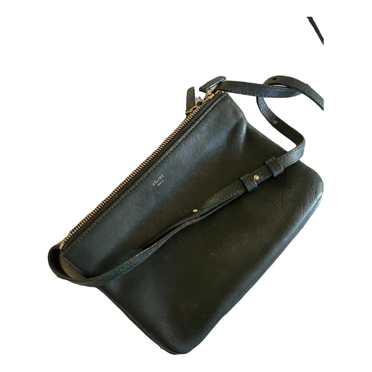 Trio leather crossbody bag