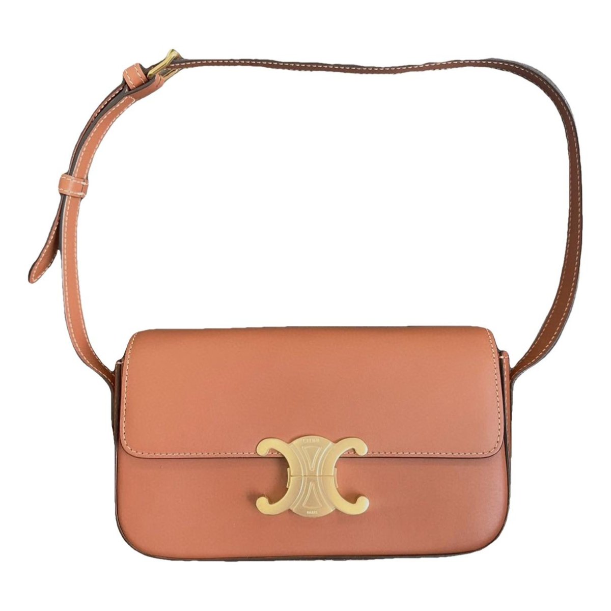 Triomphe Long leather handbag