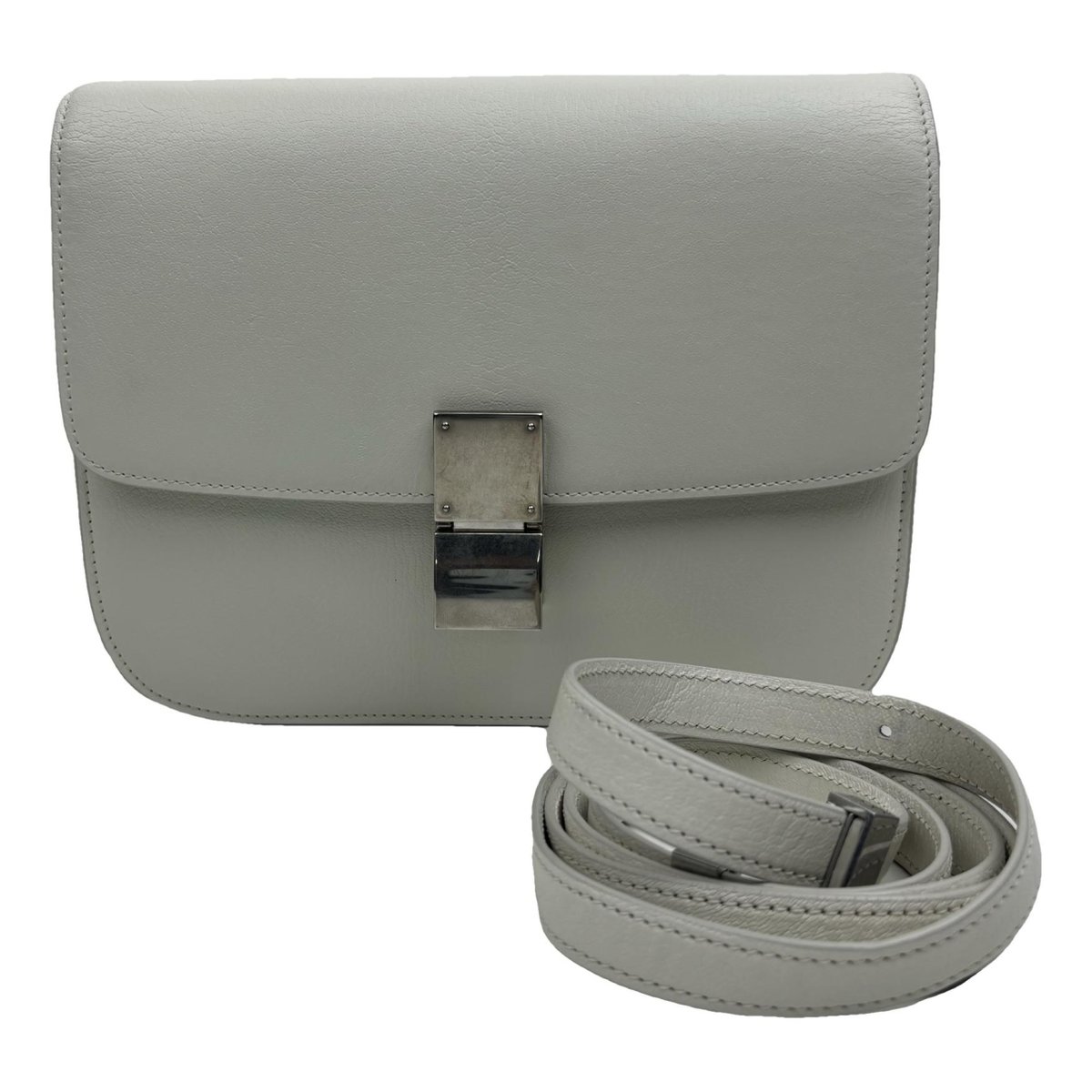 Classic leather crossbody bag