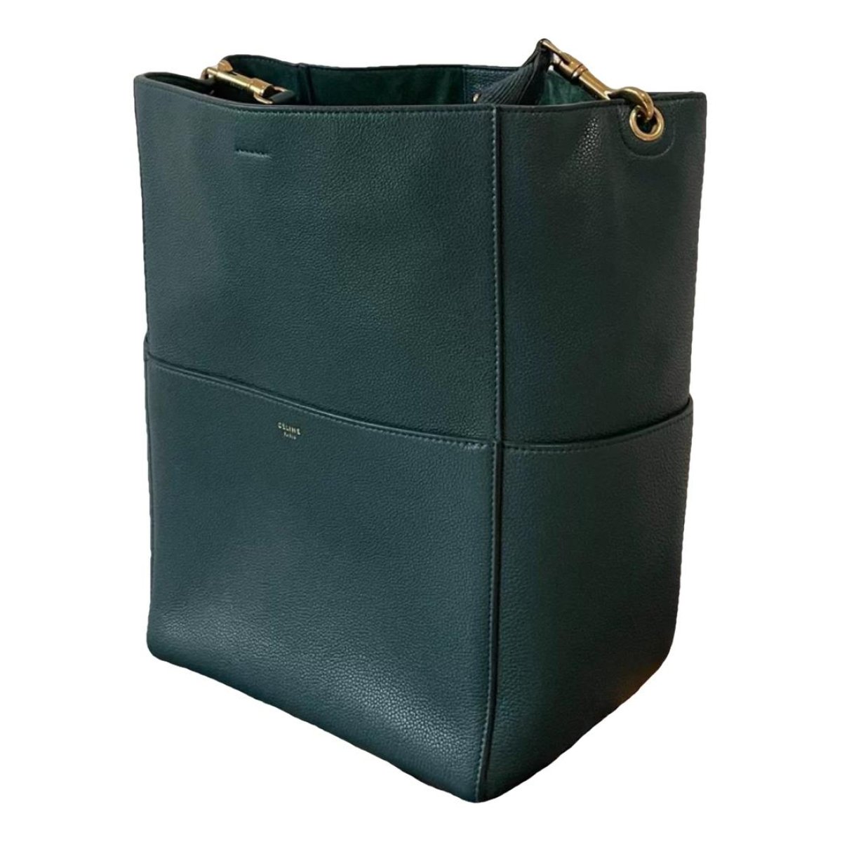 Seau Sangle leather tote