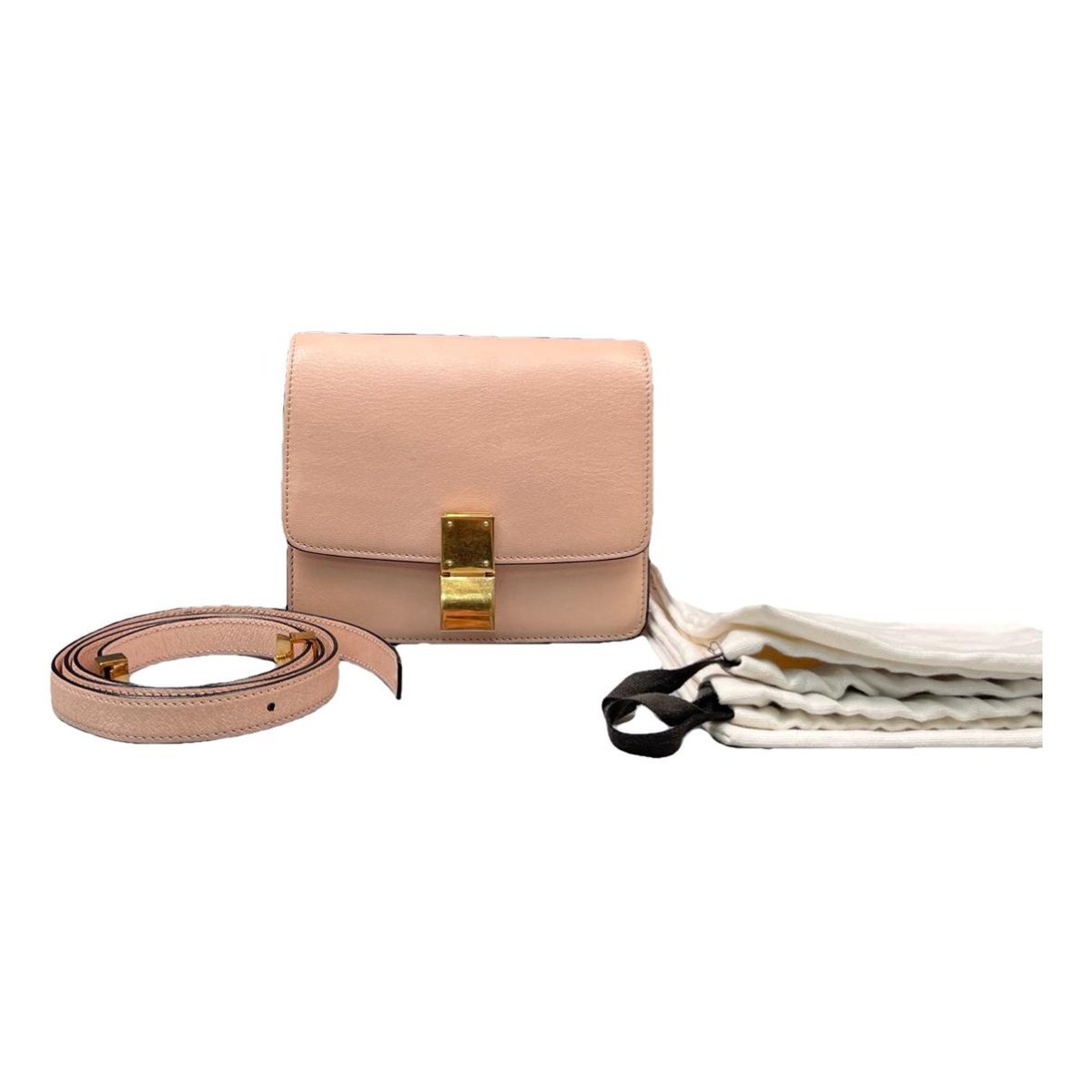 Classic leather crossbody bag