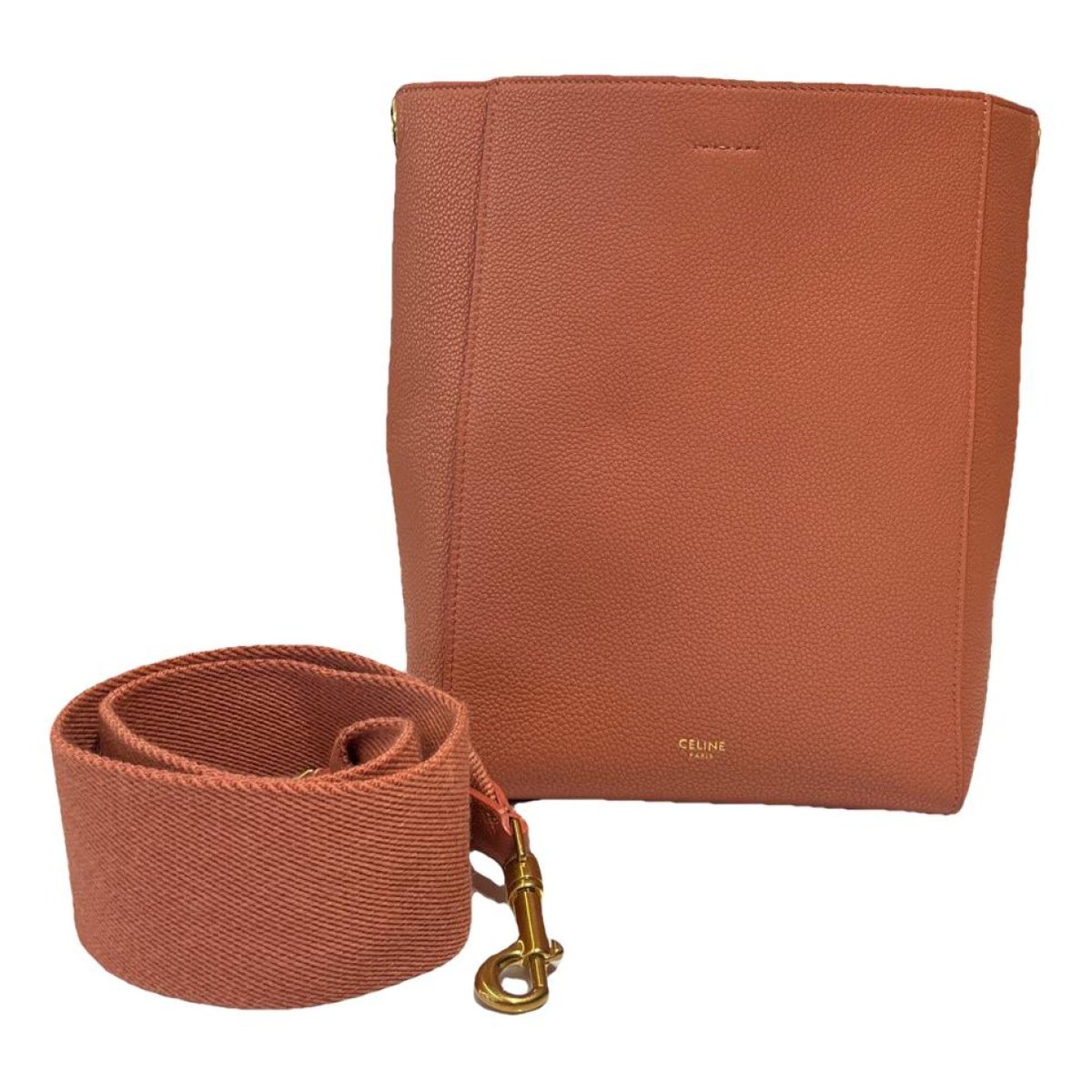 Seau Sangle leather tote