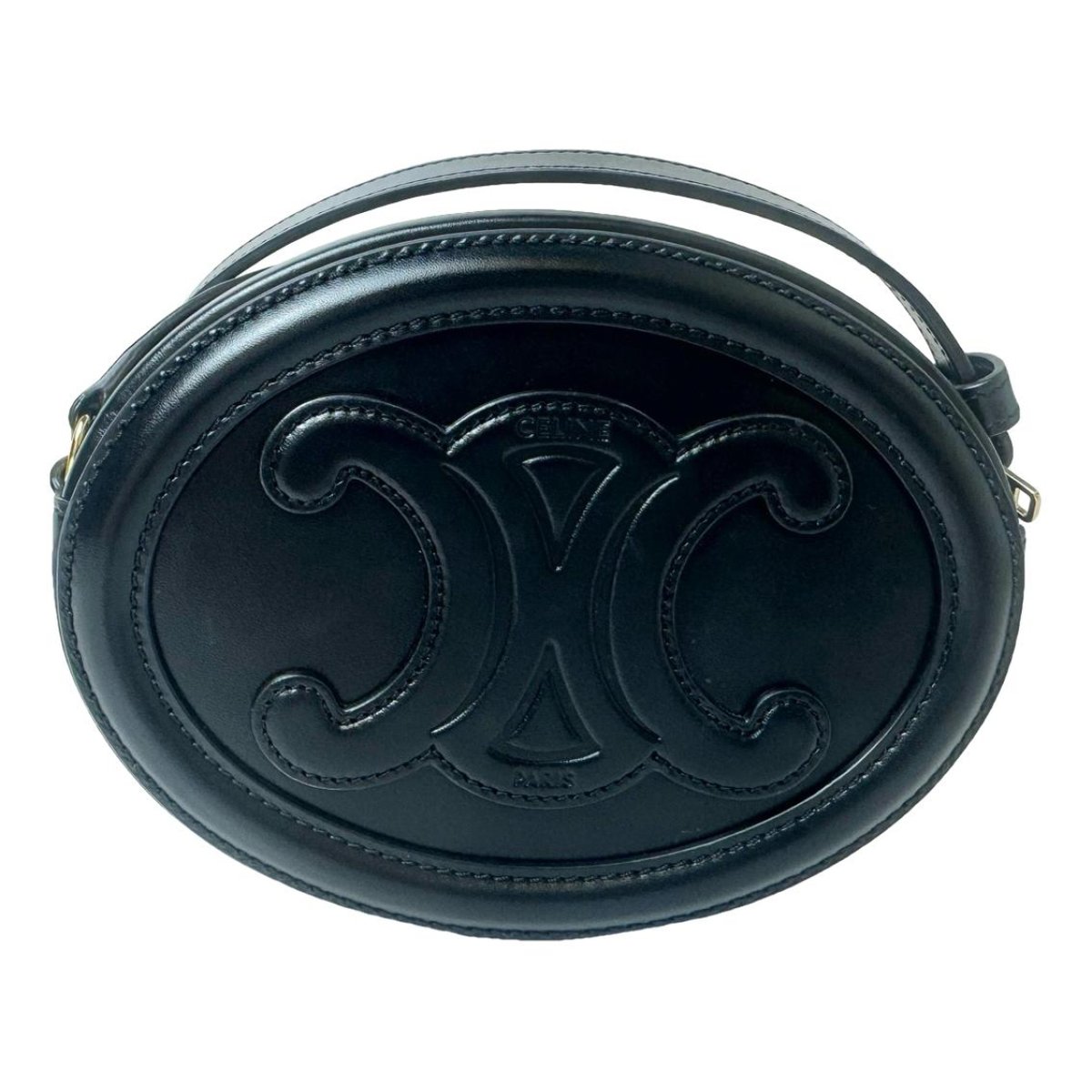 Triomphe leather handbag