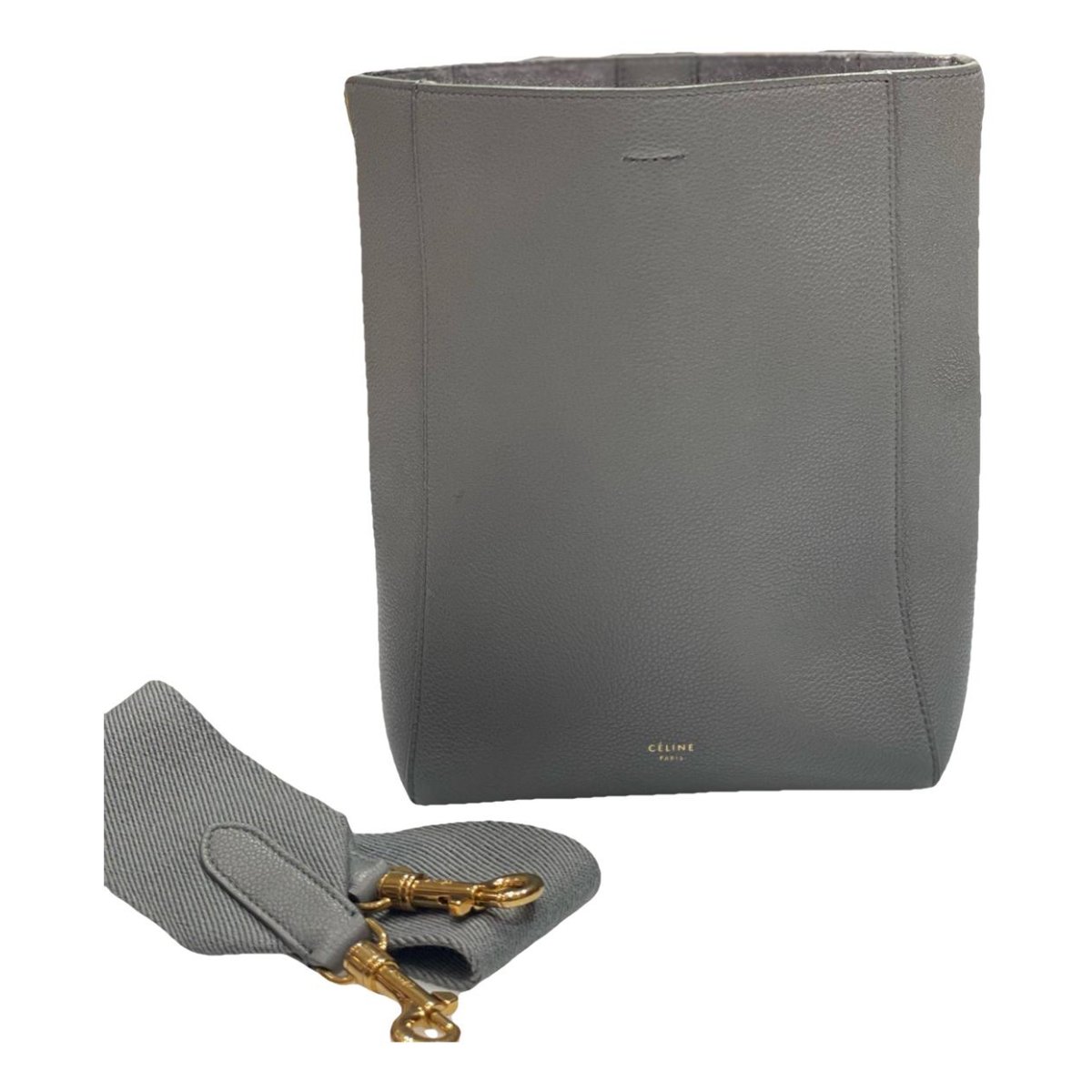 Seau Sangle leather handbag