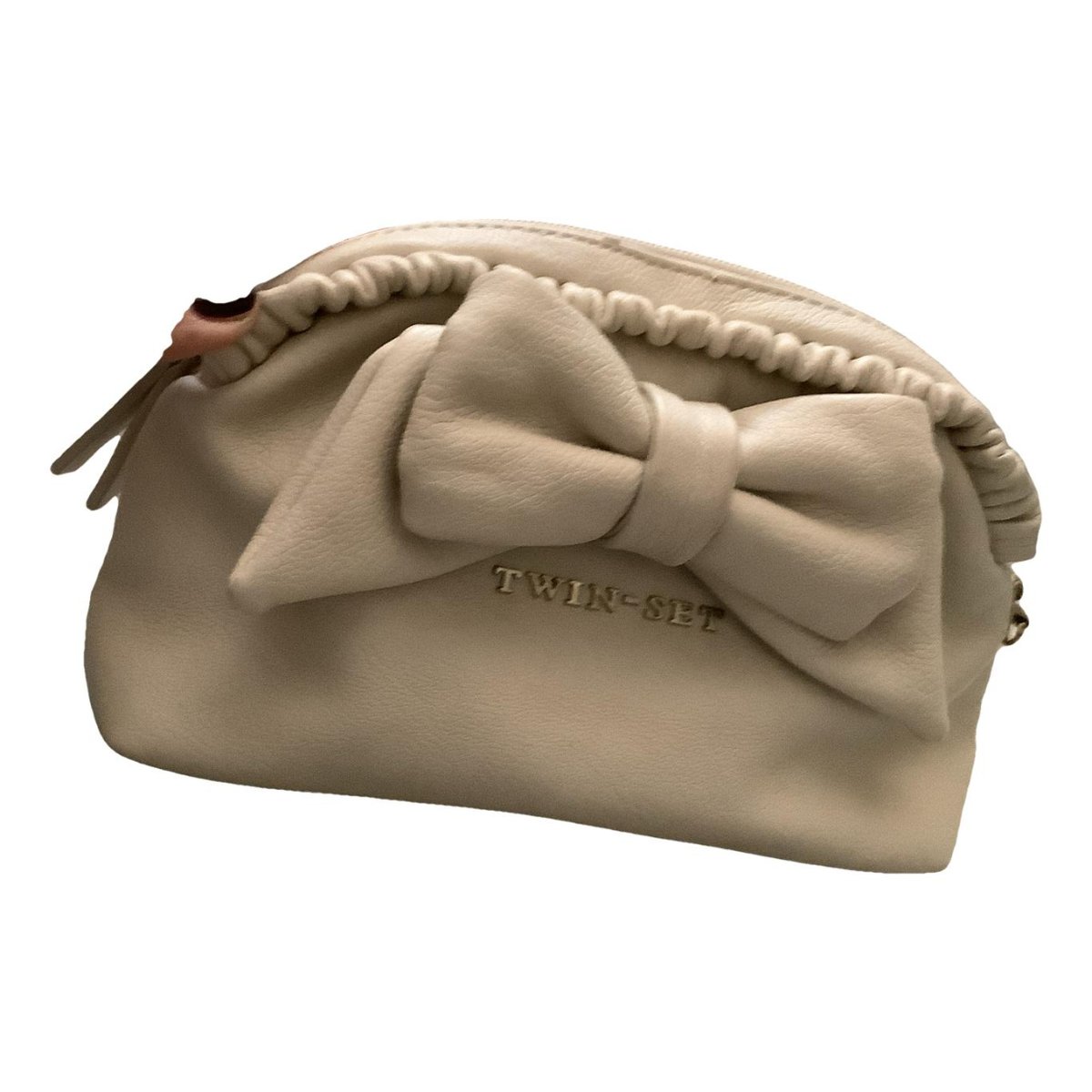 Vegan leather clutch bag