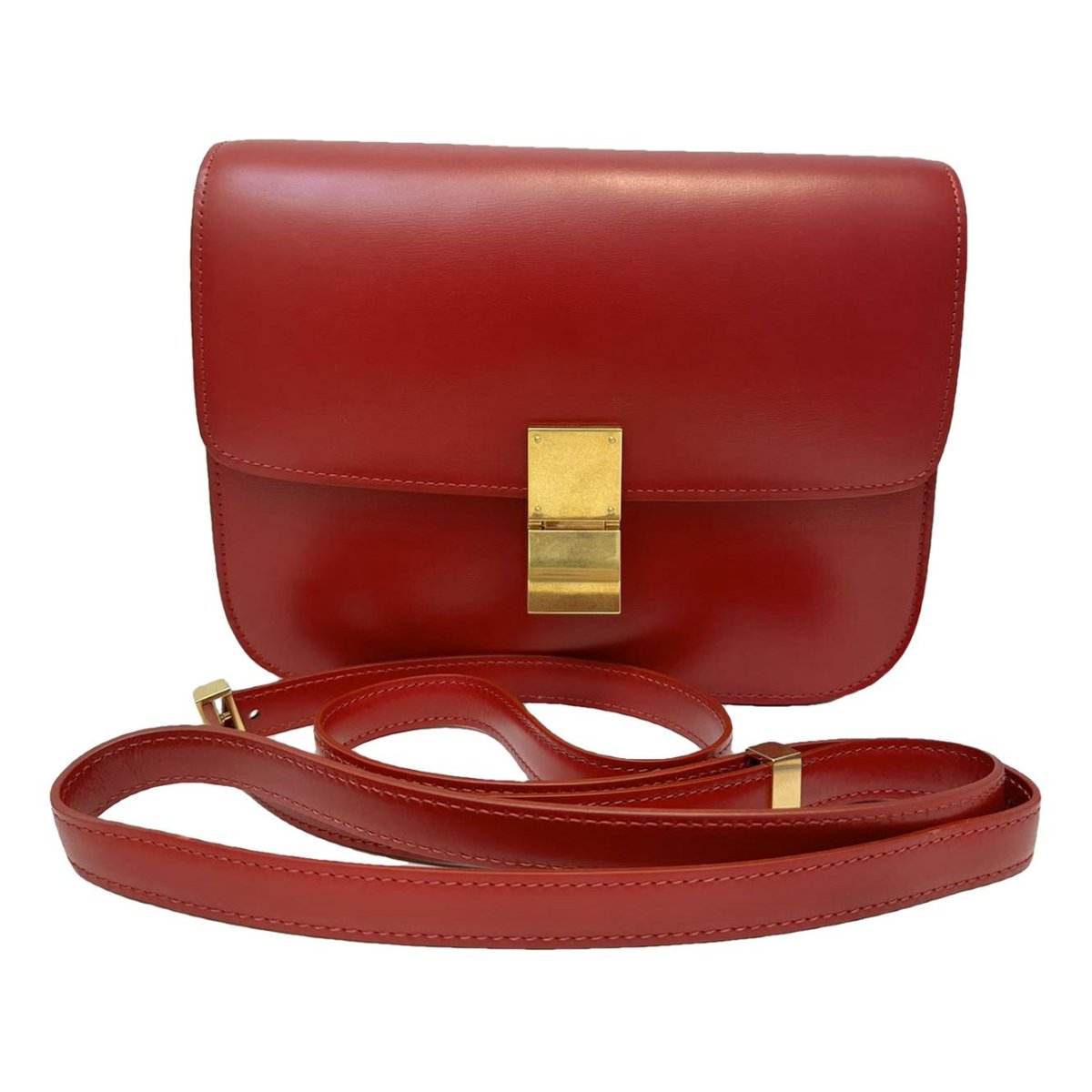 Classic leather crossbody bag