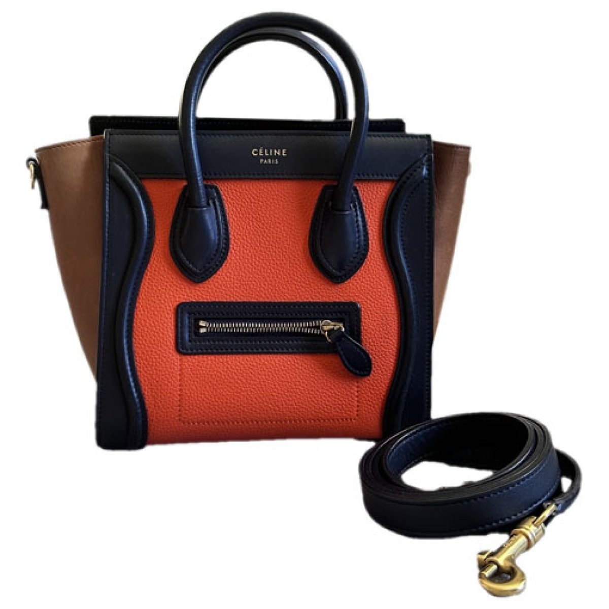 Nano Luggage leather handbag