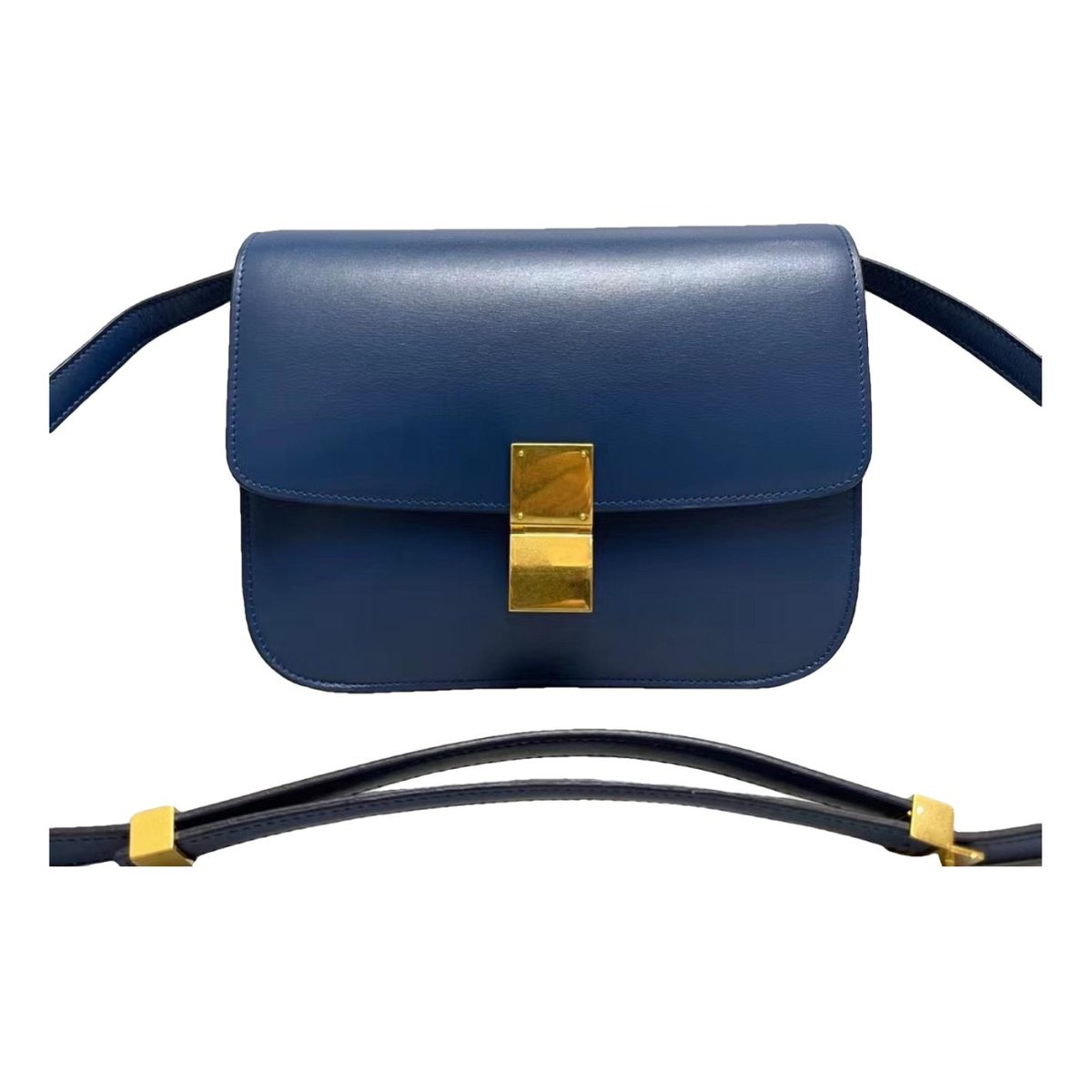 Classic leather crossbody bag