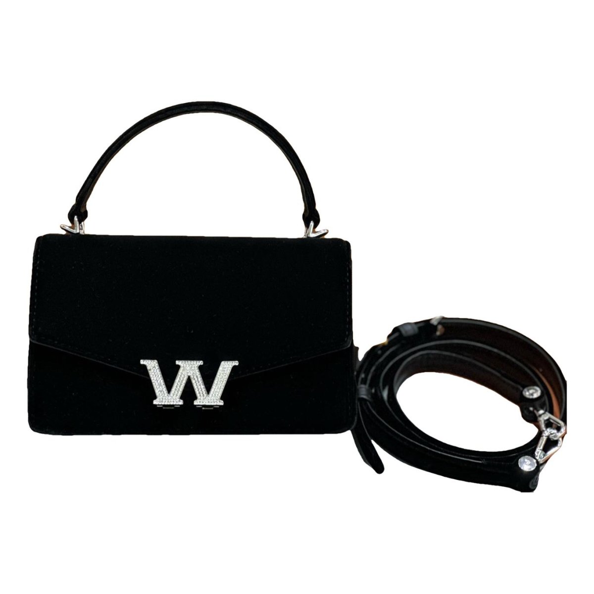 Velvet crossbody bag