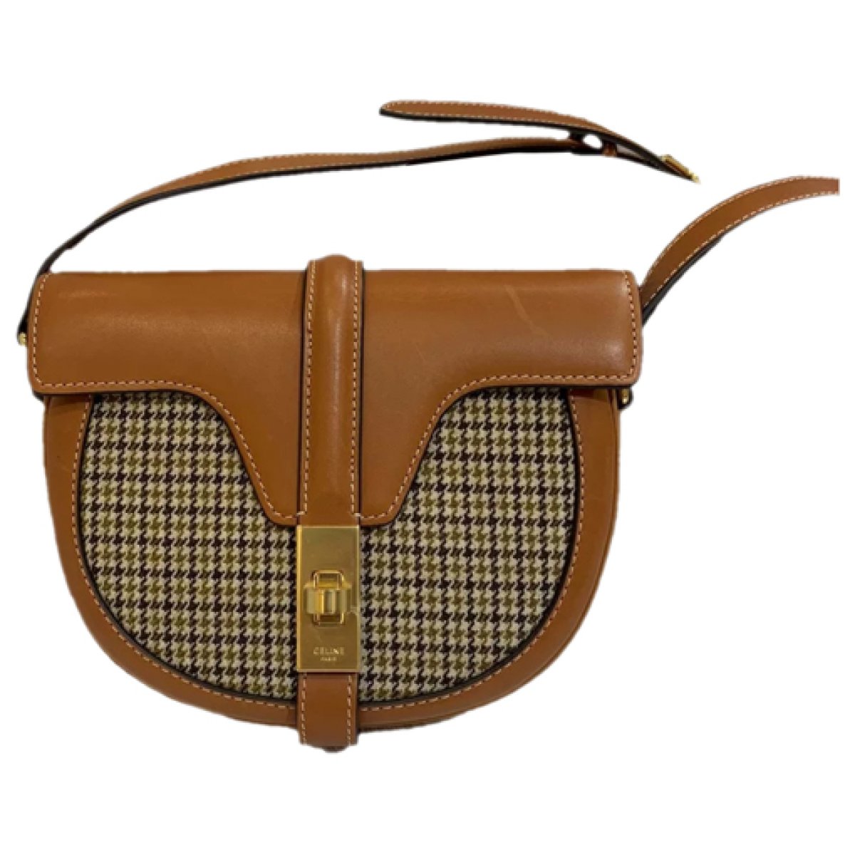 SAC 16 BESACE leather handbag