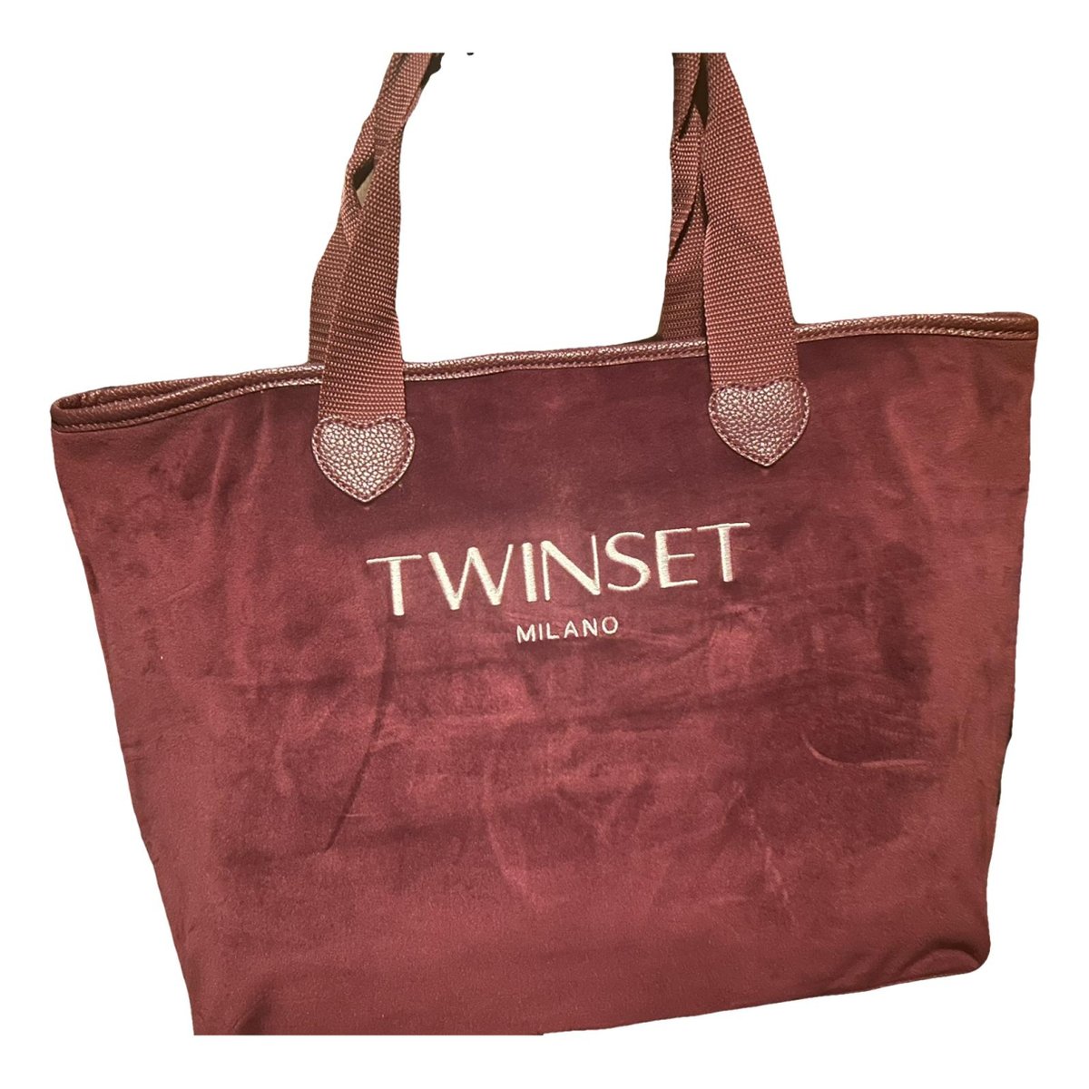 Velvet handbag