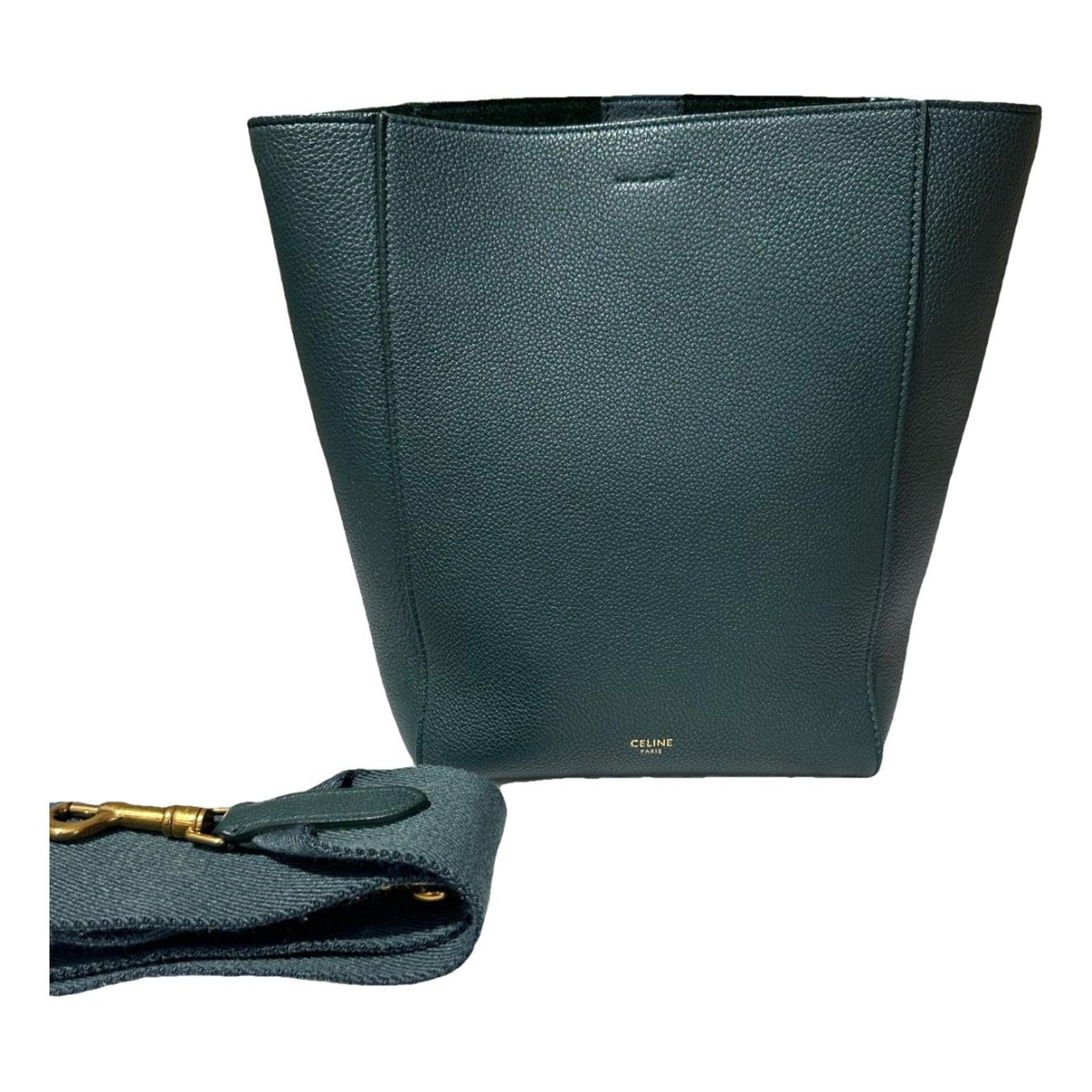 Seau Sangle leather handbag