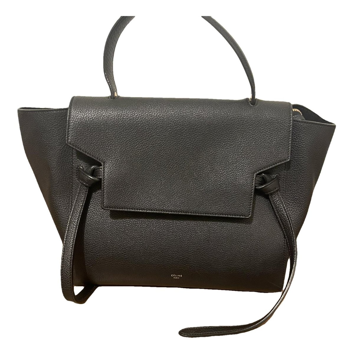 Belt leather handbag