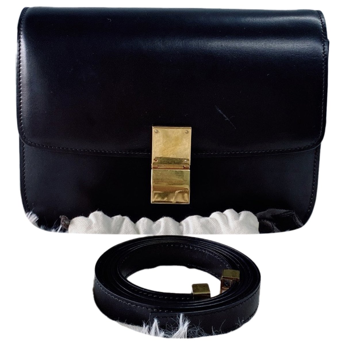 Classic leather handbag