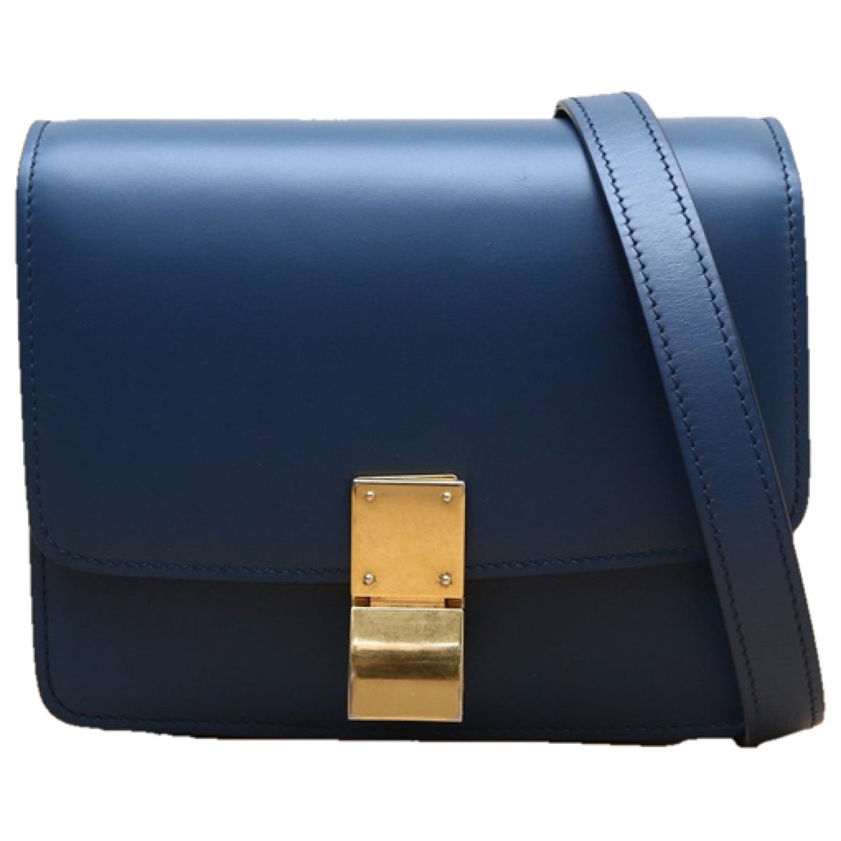 Classic leather crossbody bag