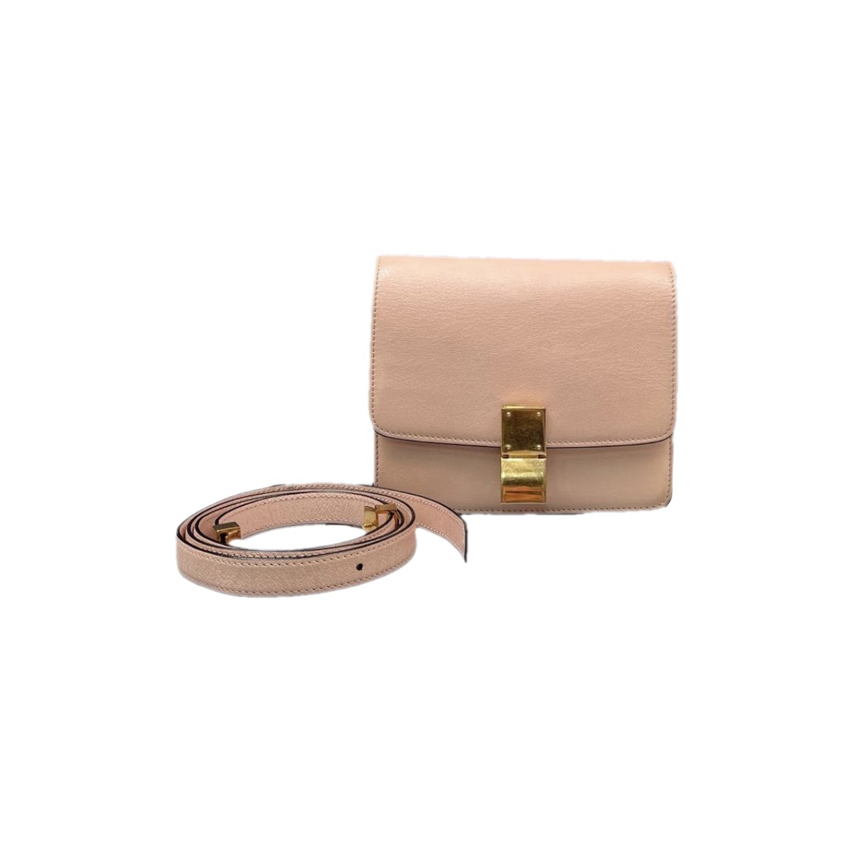 Classic leather crossbody bag