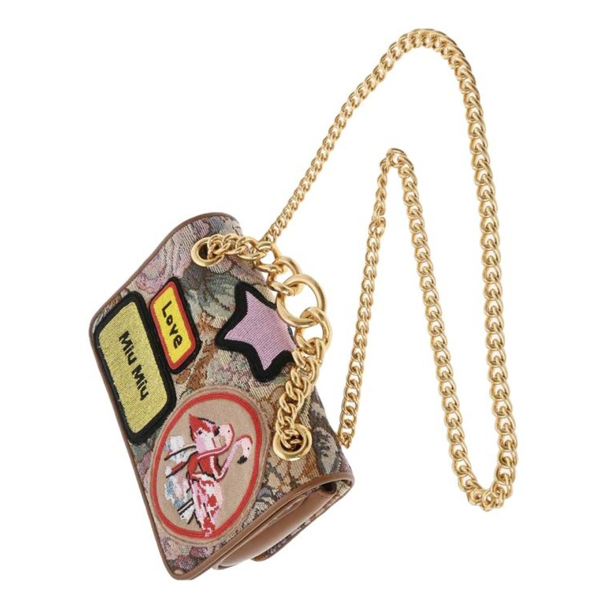 Miu Club cloth handbag