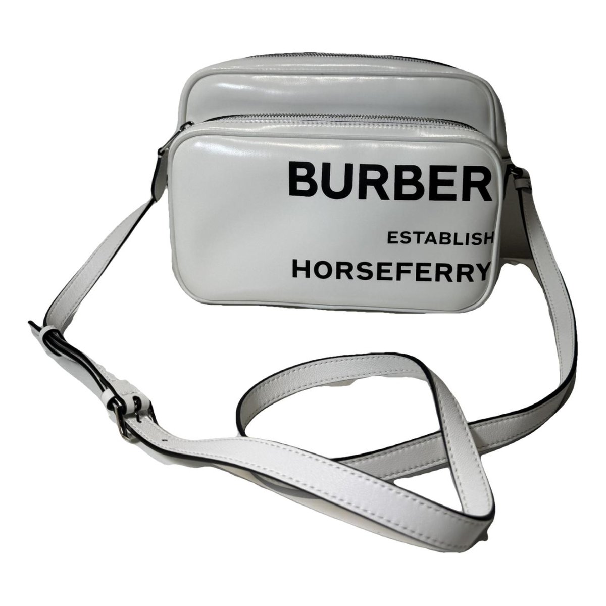 The Link patent leather crossbody bag