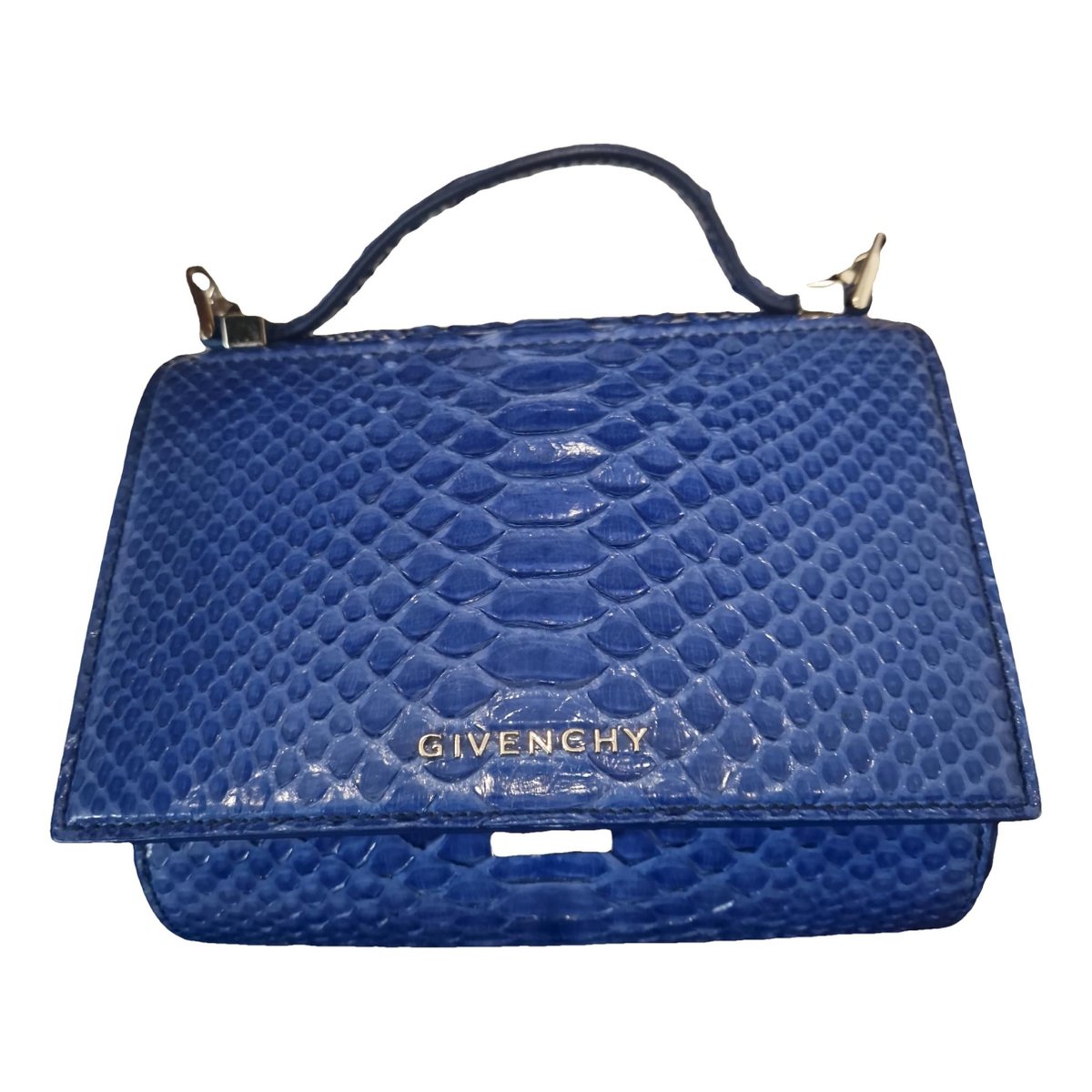 Pandora Box python crossbody bag