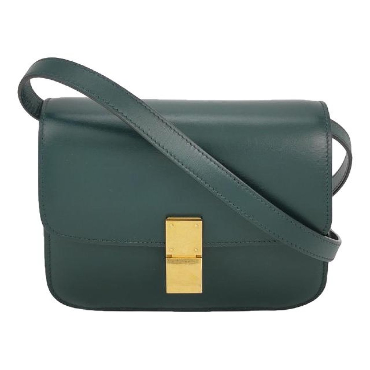 Classic leather crossbody bag