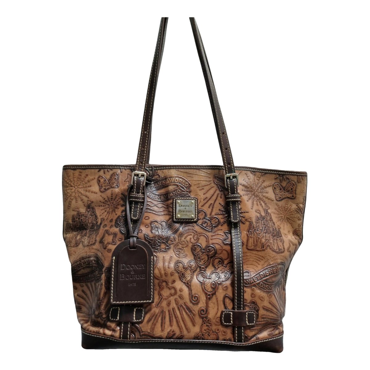Leather tote