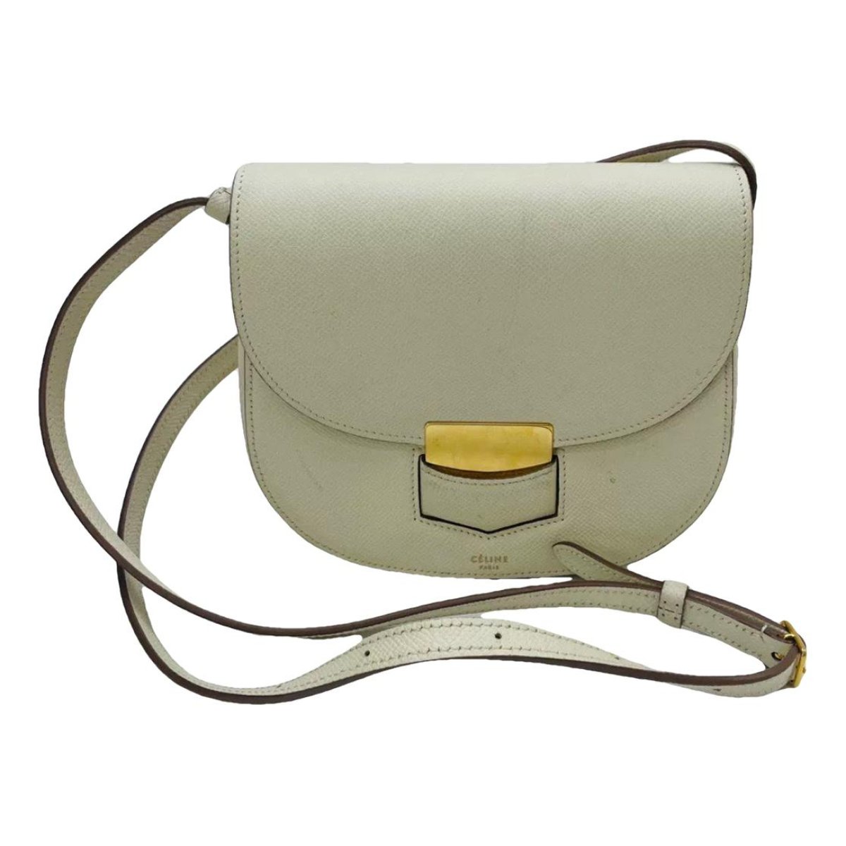 Trotteur leather crossbody bag