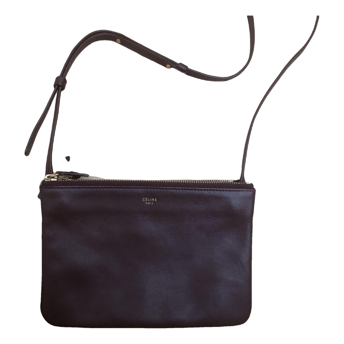 Trio leather crossbody bag