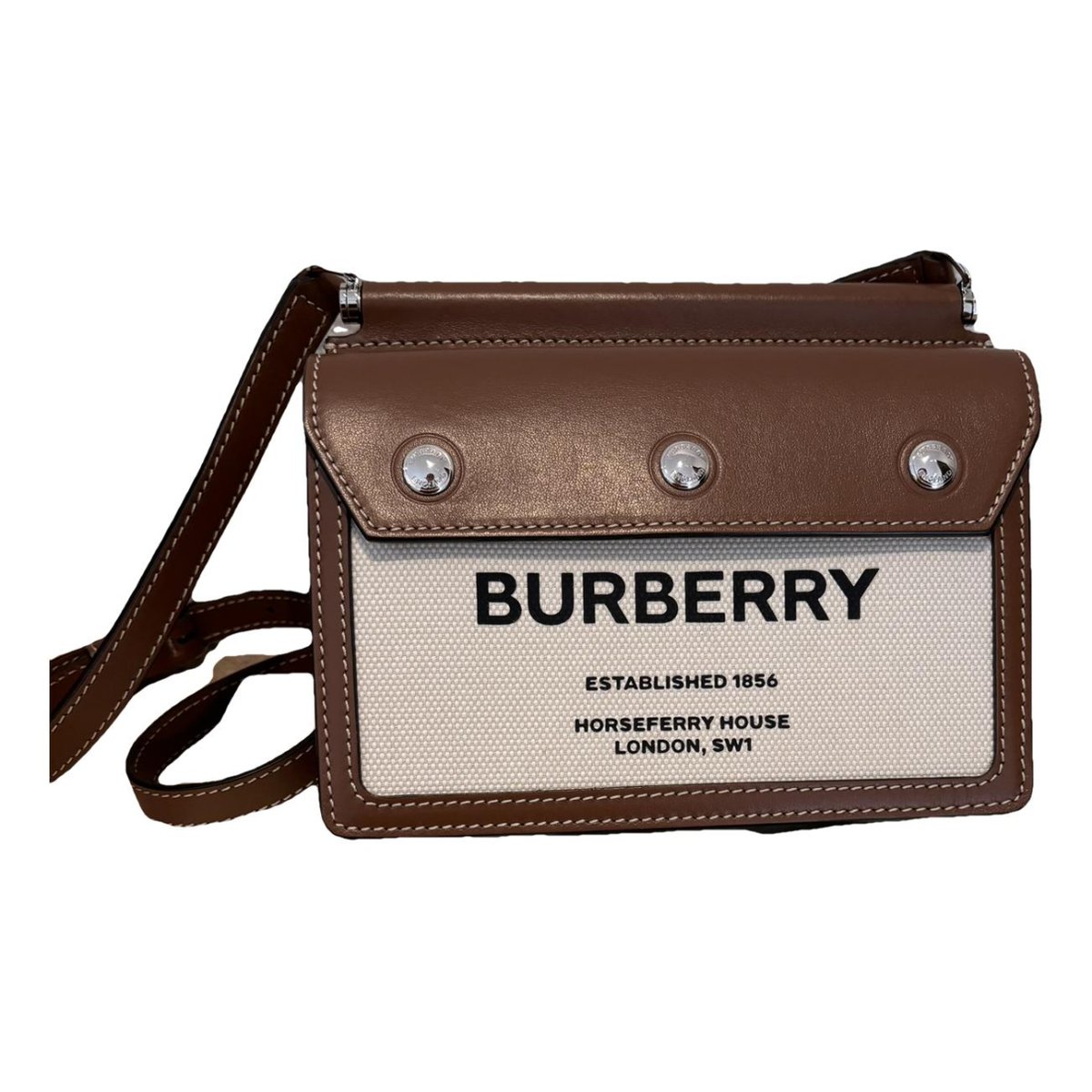 Pocket Mini leather crossbody bag