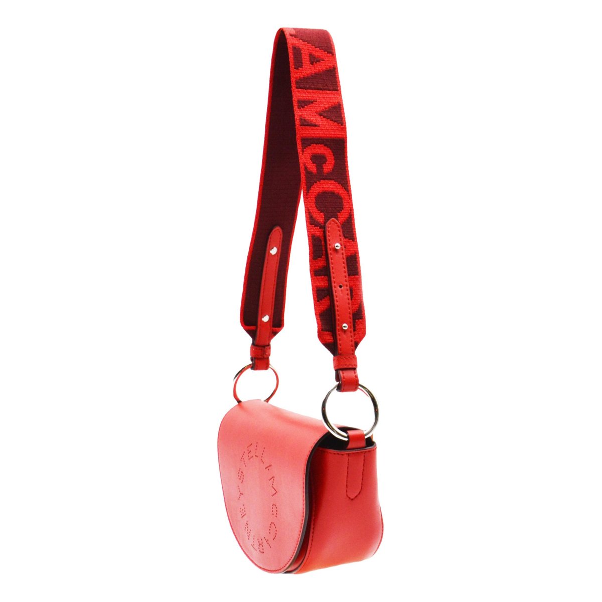 Logo vegan leather handbag