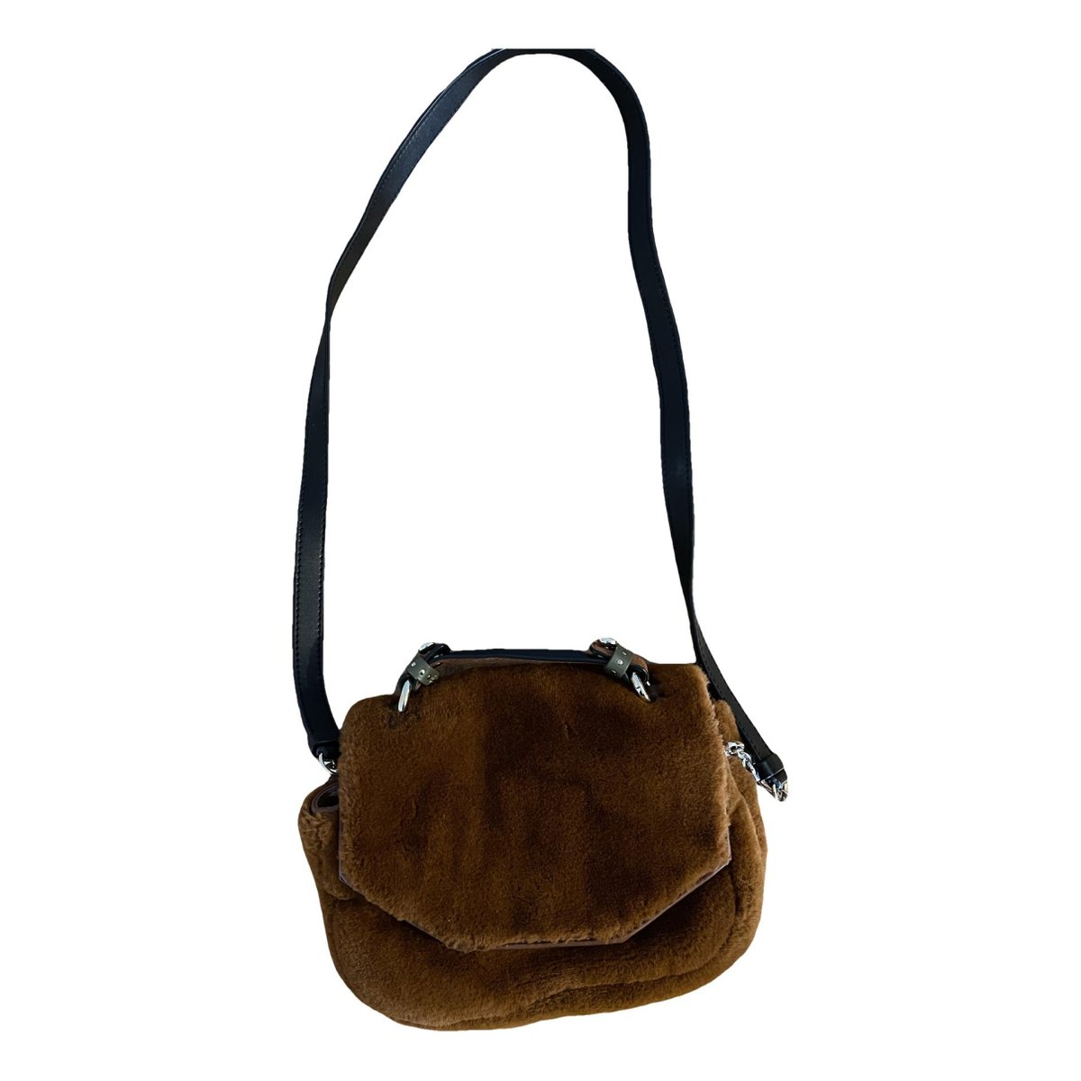Faux fur handbag