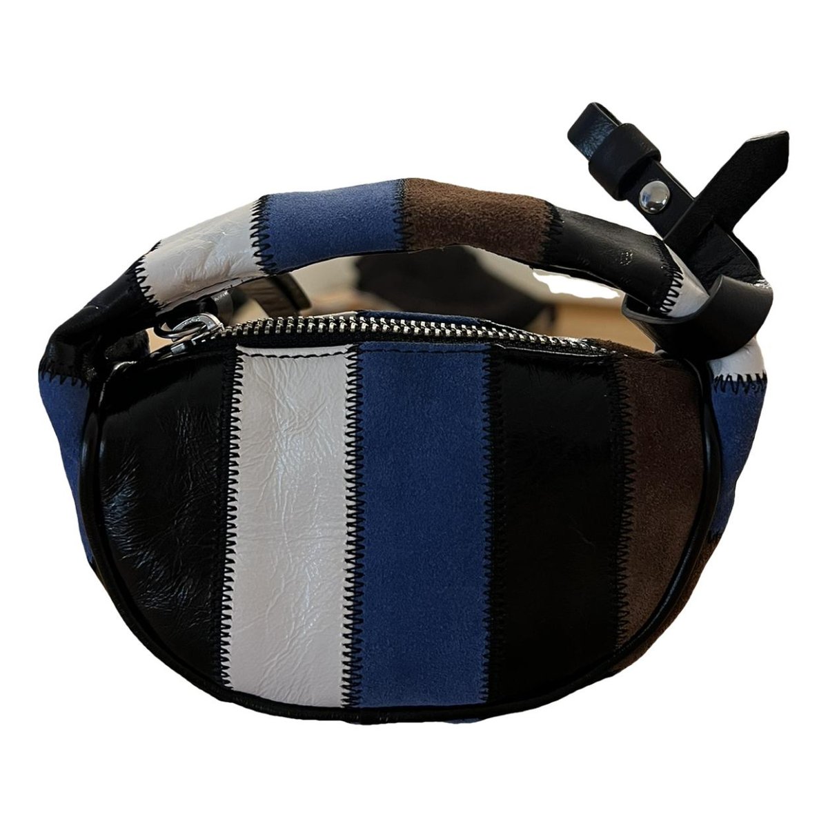 Leather clutch bag