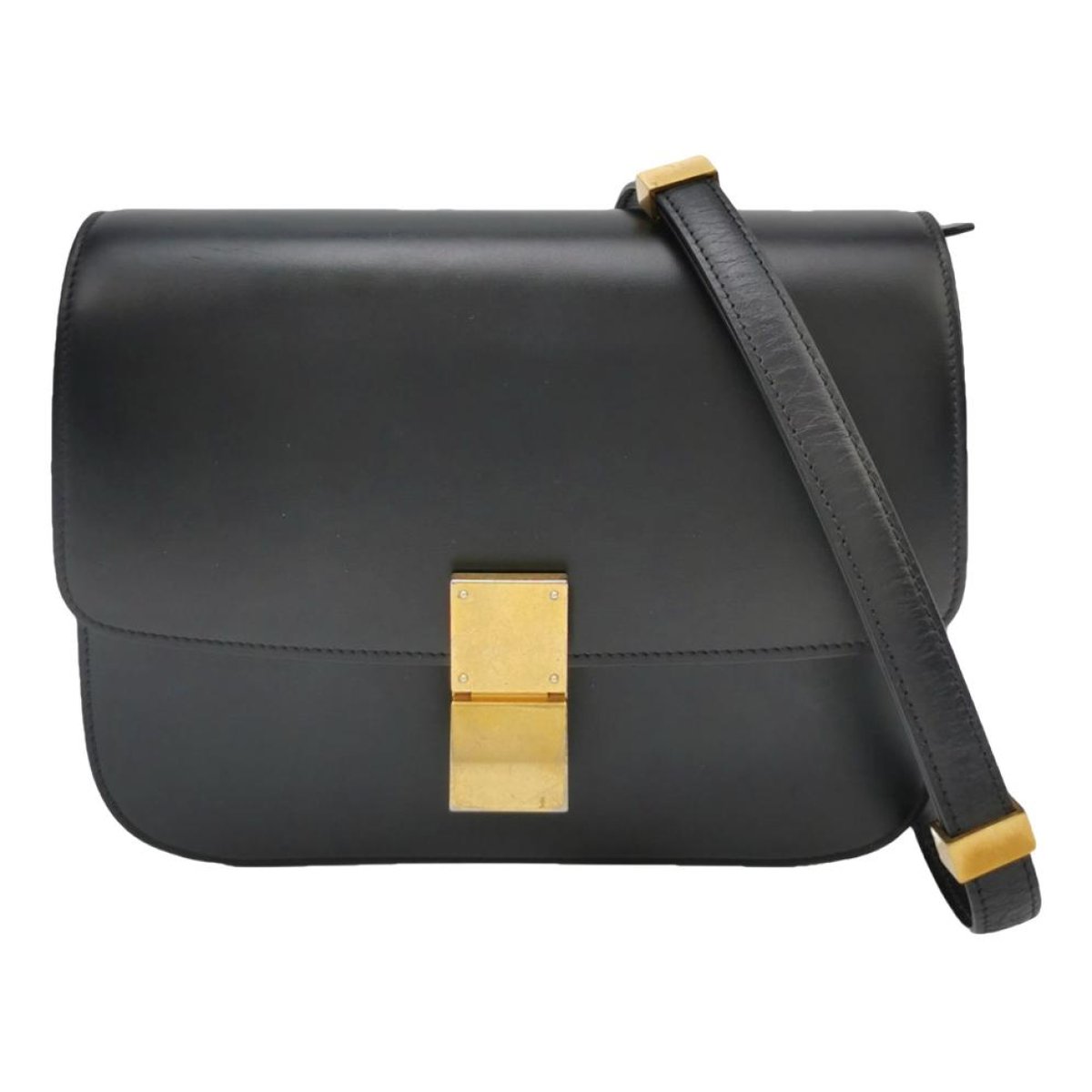 Classic leather crossbody bag