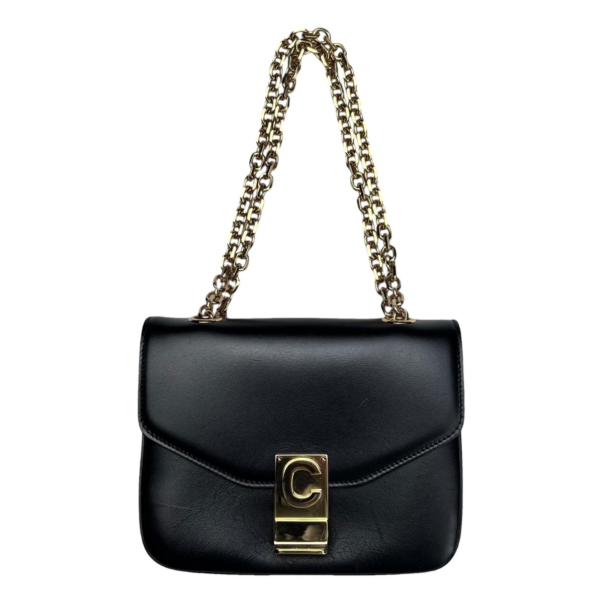 C bag leather handbag