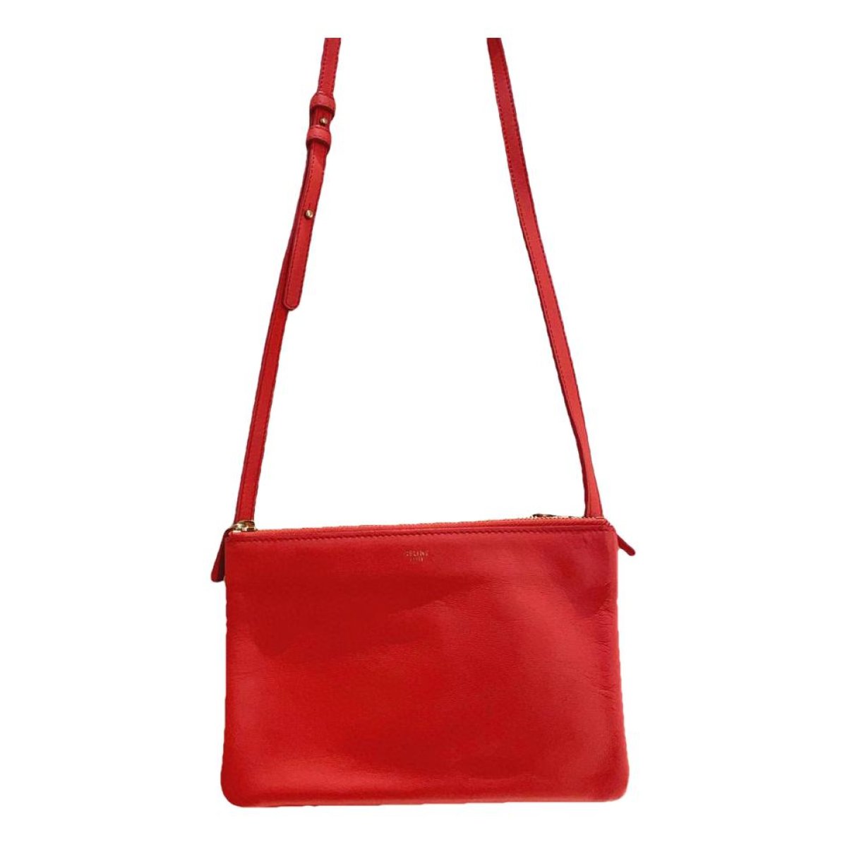 Trio leather crossbody bag