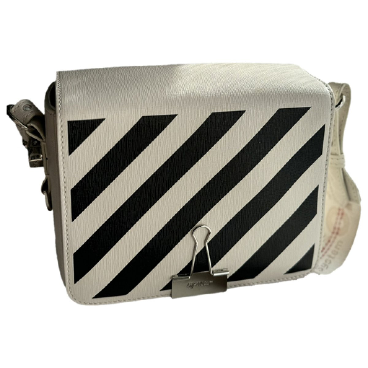 Binder patent leather handbag