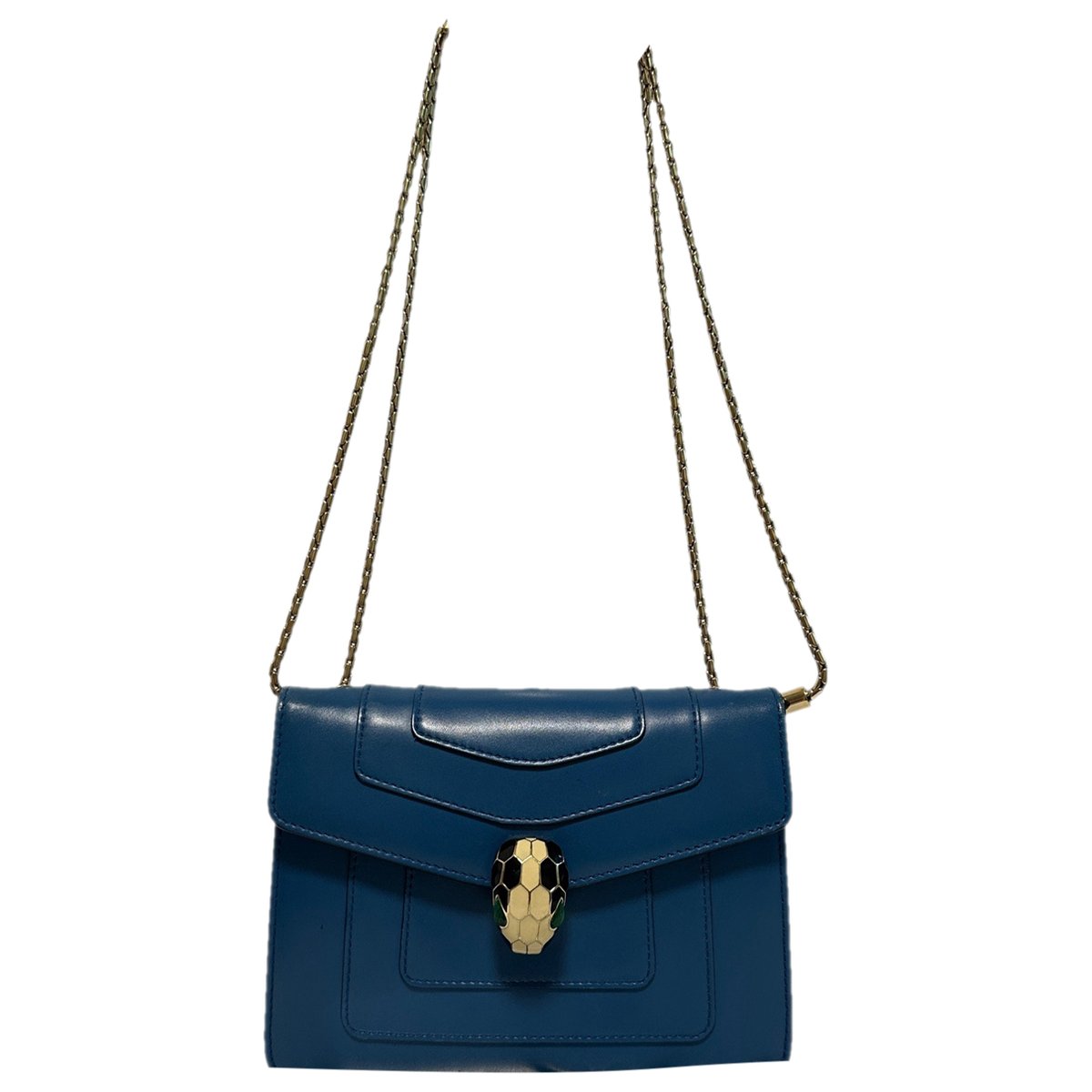Serpenti leather handbag