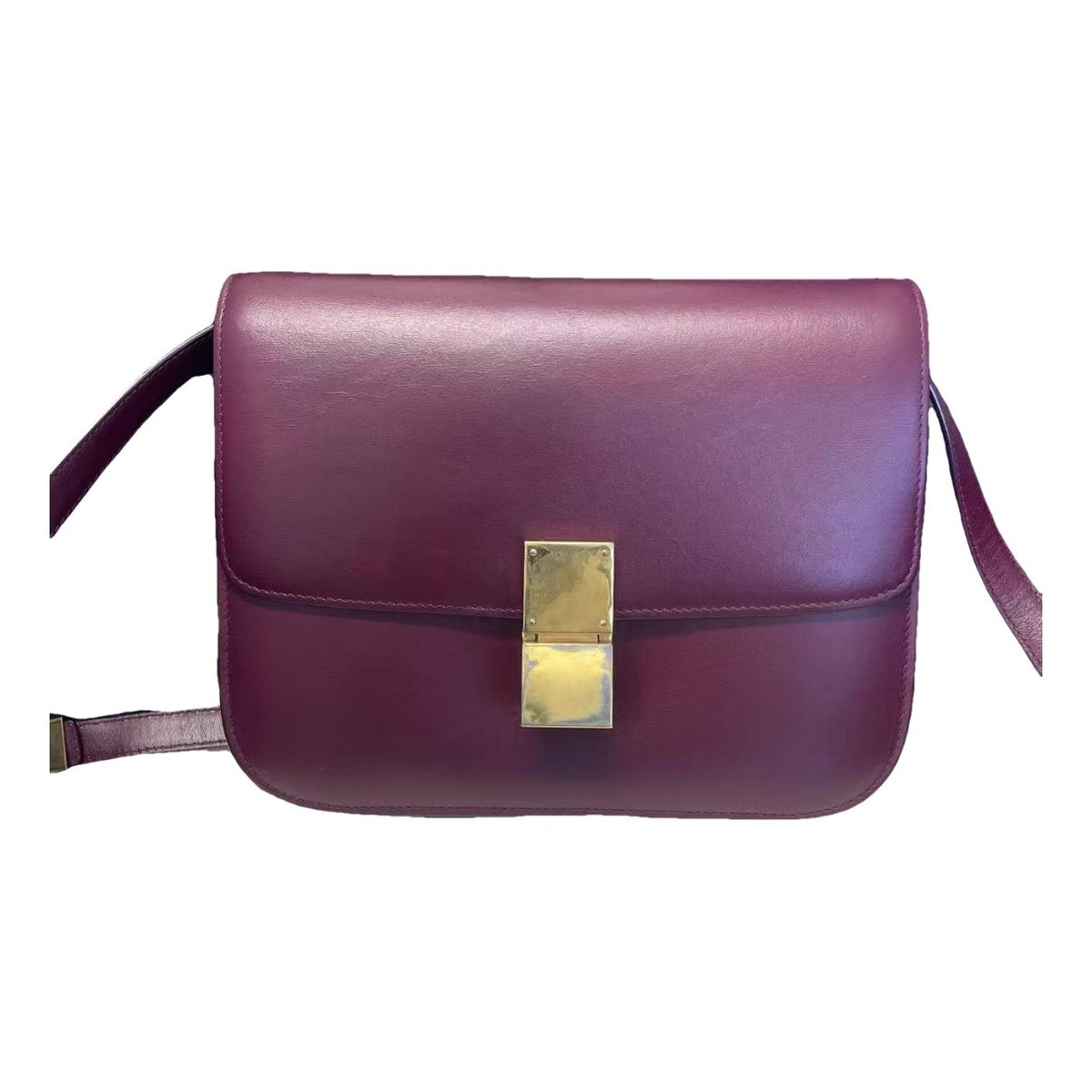 Classic leather crossbody bag