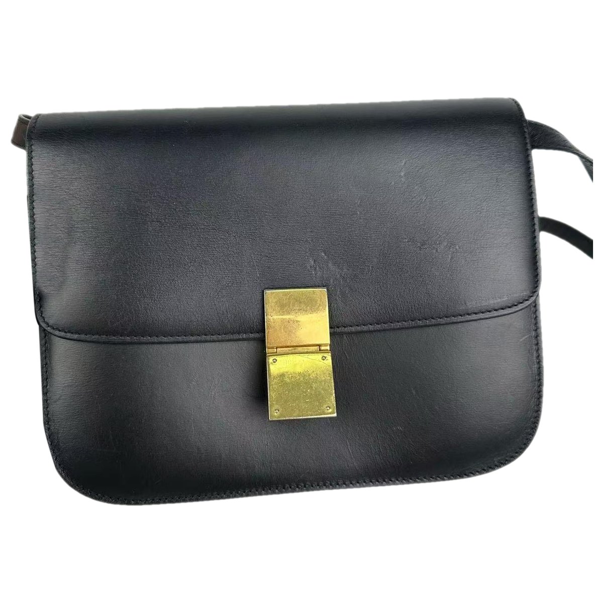 Classic leather handbag