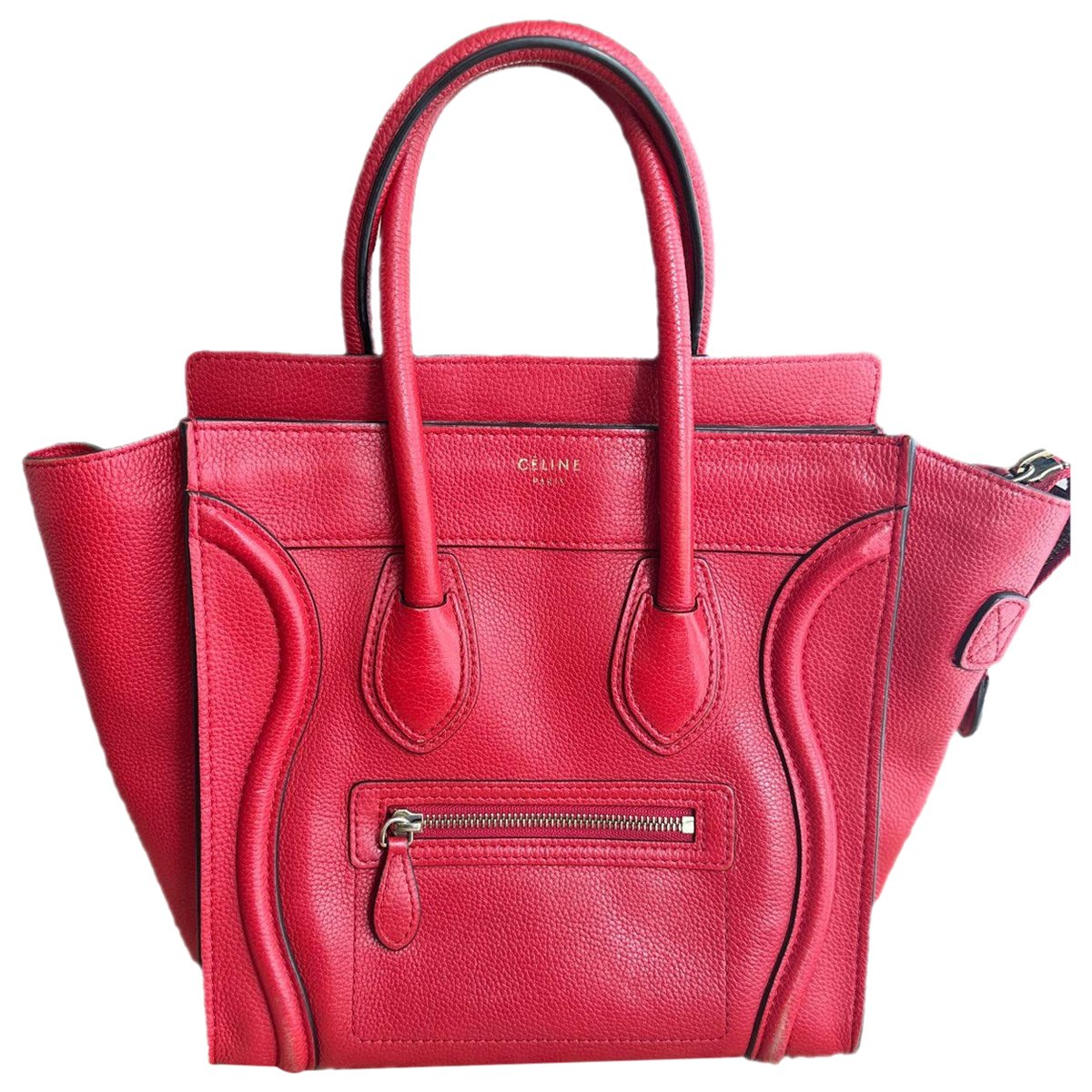 Luggage leather handbag
