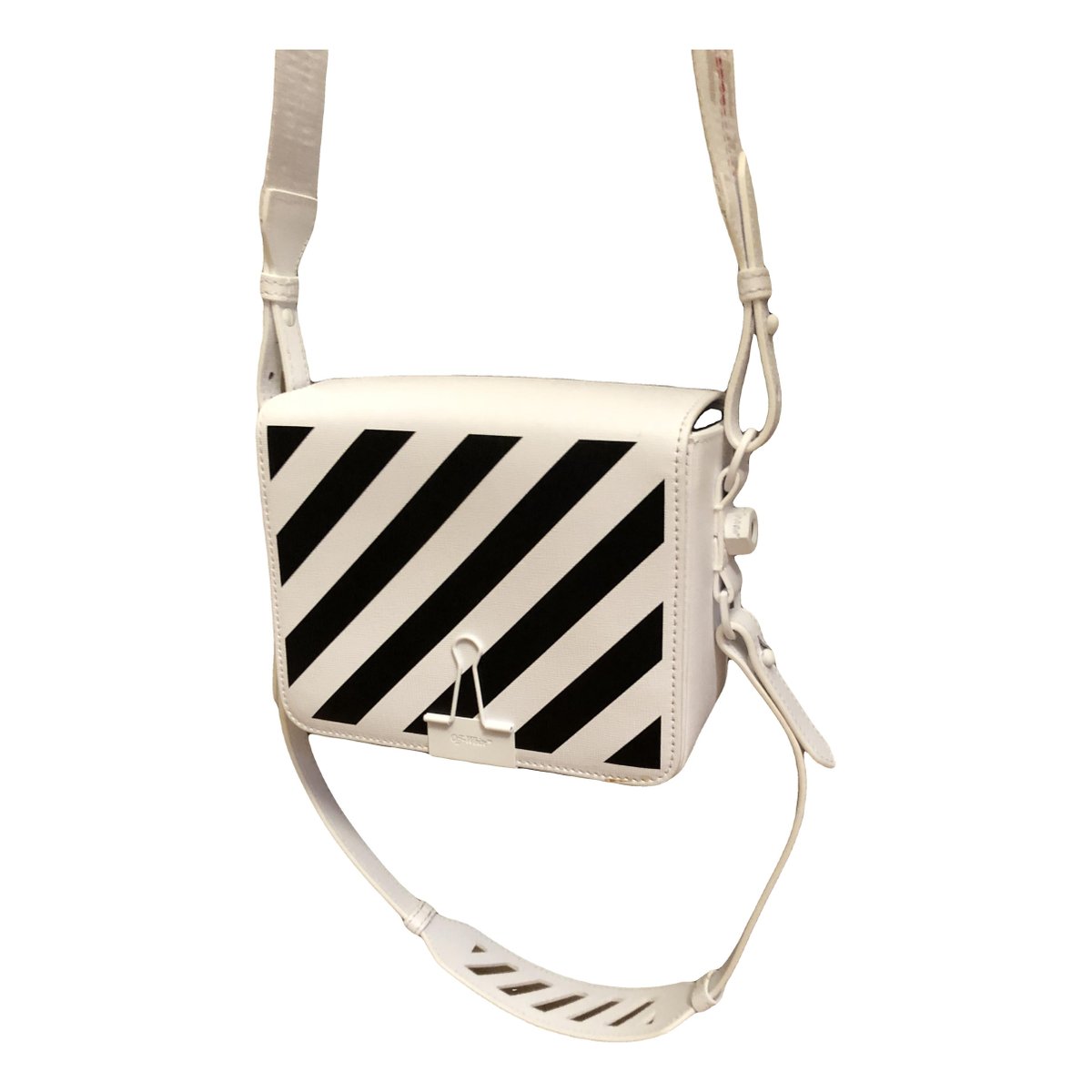 Binder leather crossbody bag