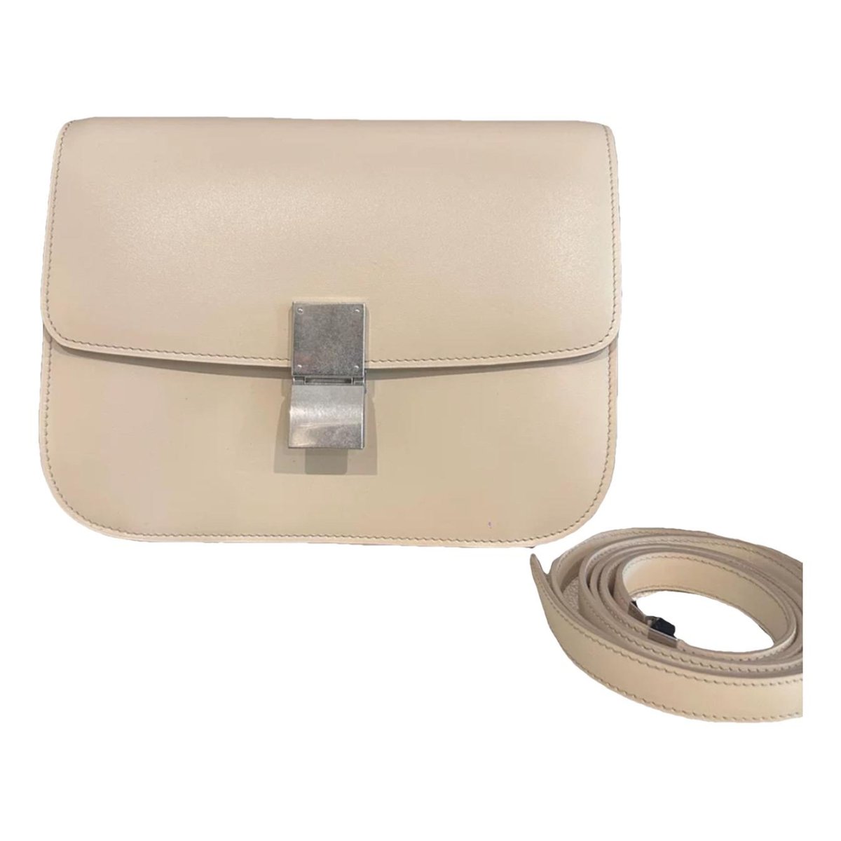 Classic leather crossbody bag