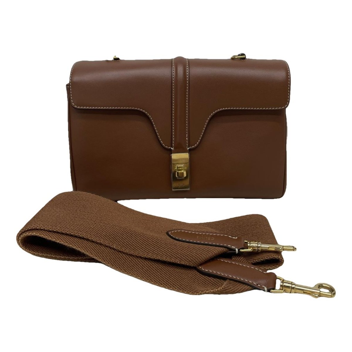 Sac 16 leather crossbody bag