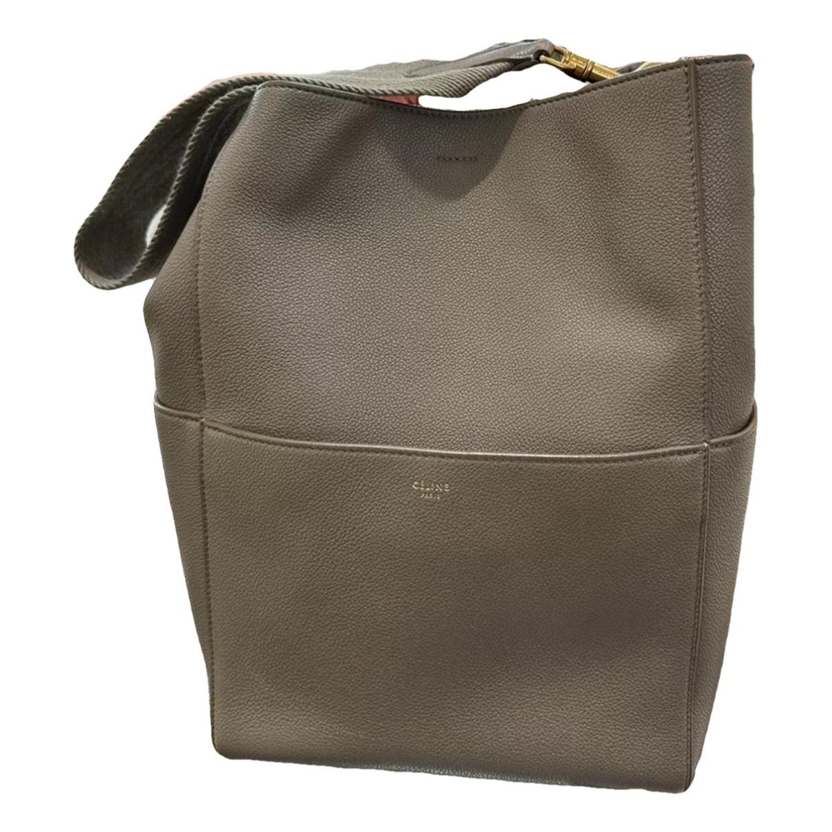 Seau Sangle leather tote
