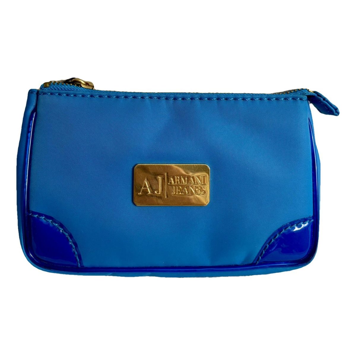 Patent leather clutch bag